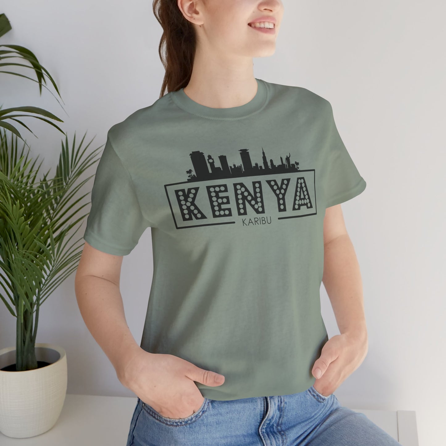 Kenya Karibu Travel Tee - Celebrate Culture & Travel