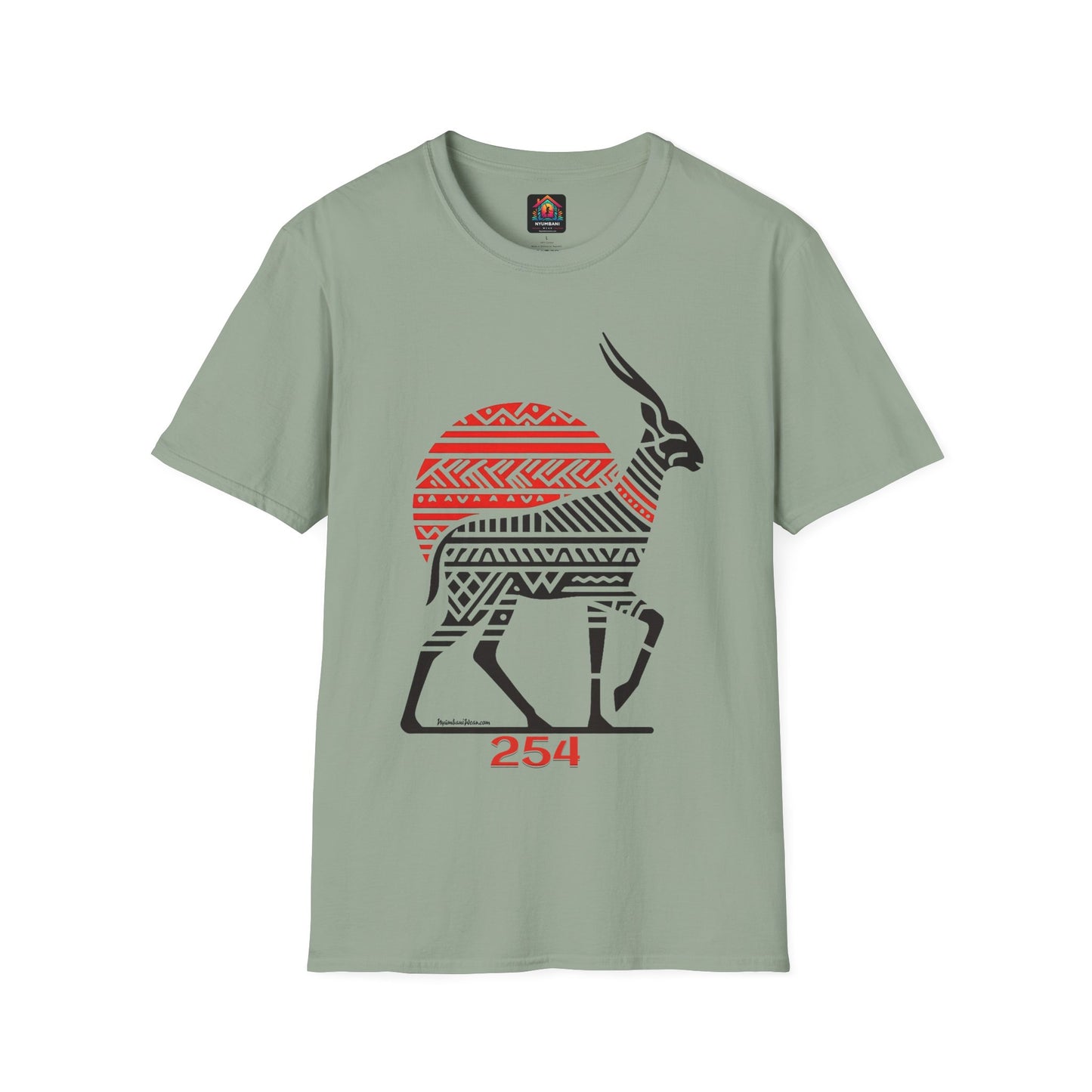 African Bead Style Impala T-Shirt