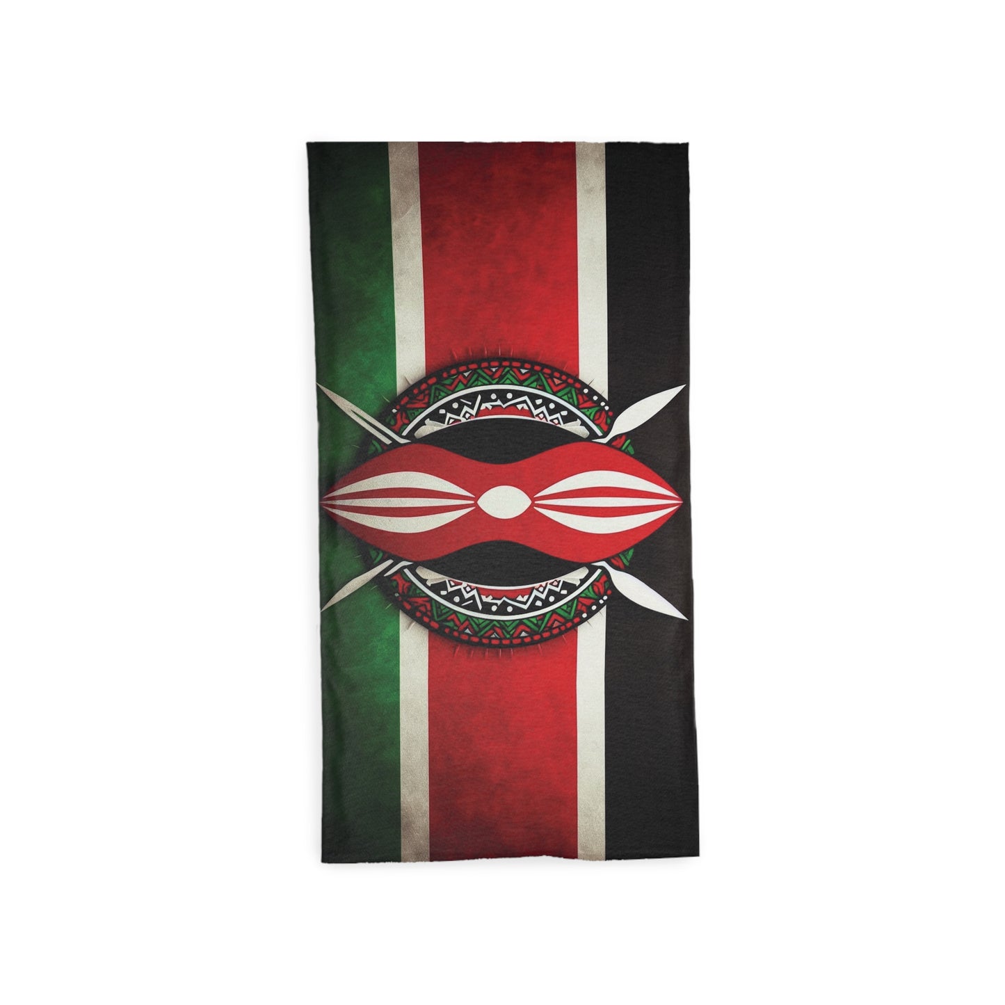 Kenyan Flag Tube Scarf