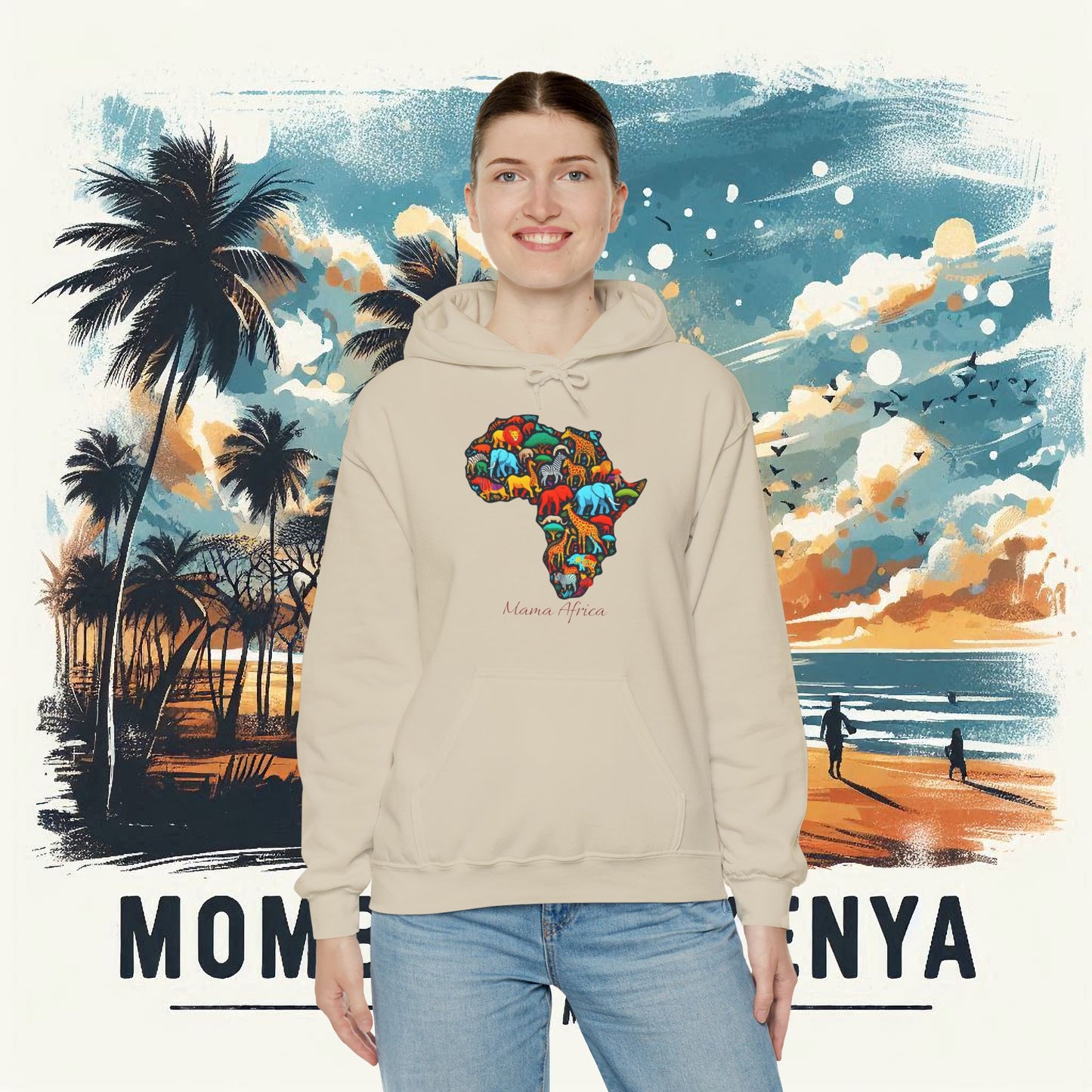 Mama Africa Unisex Heavy Blend™ Hooded Sweatshirt