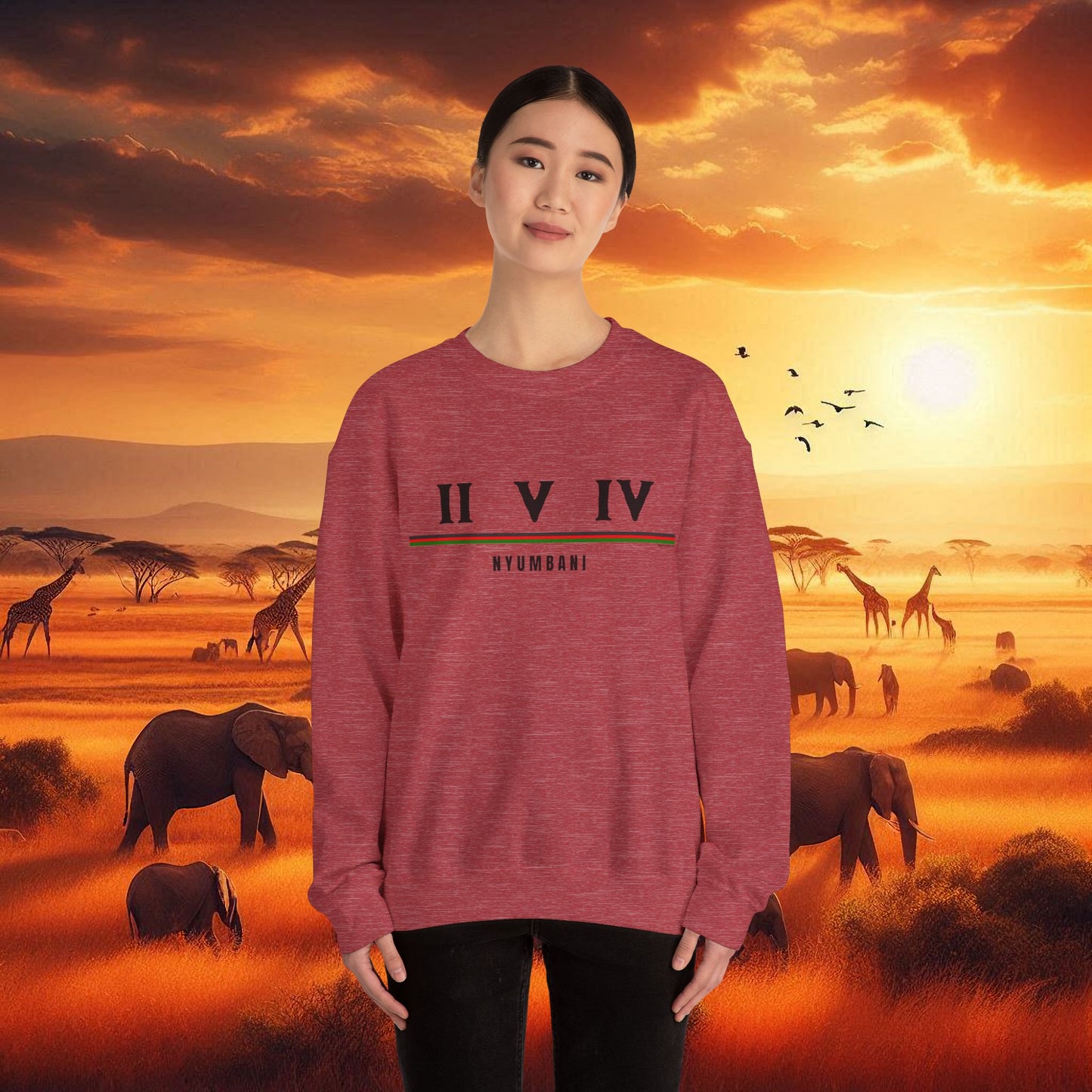 Kenyan 254 Flag Unisex Sweatshirt