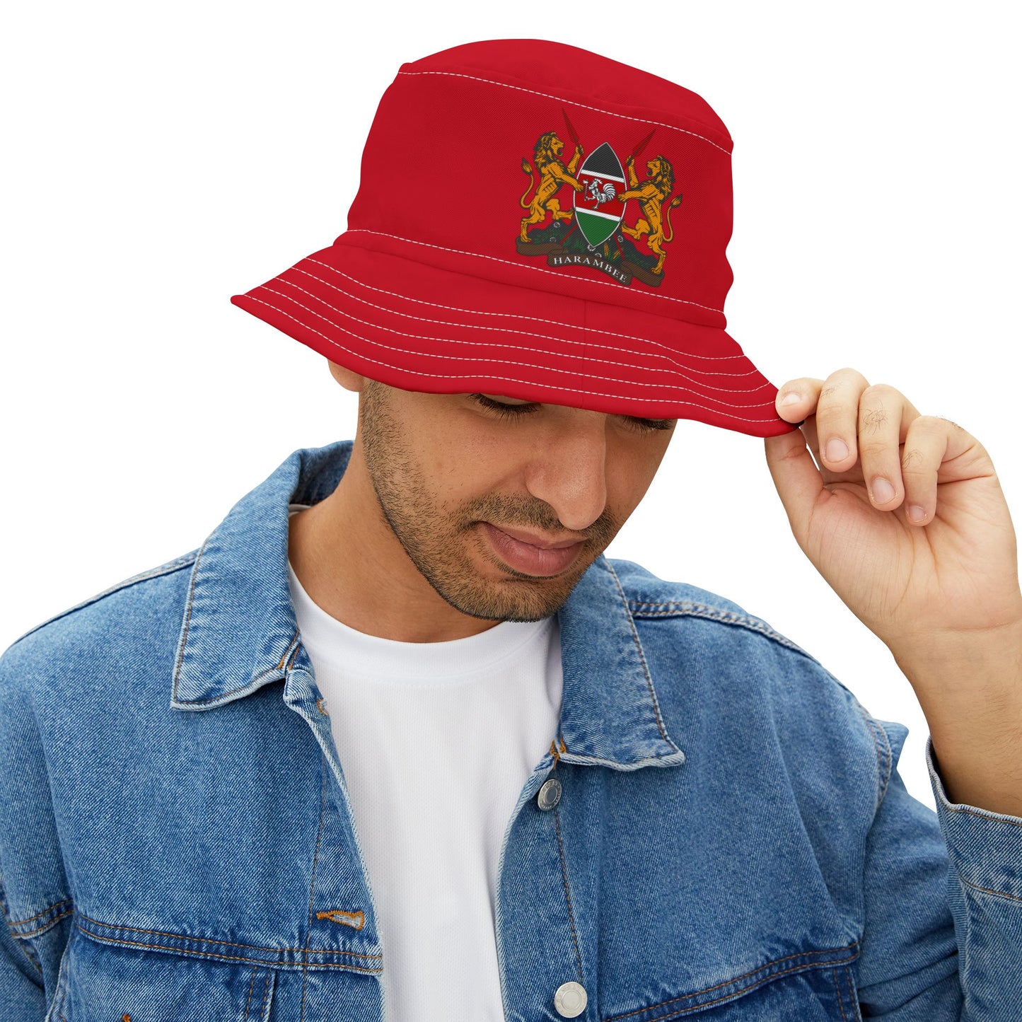 Kenyan Crest Bucket Hat (AOP)