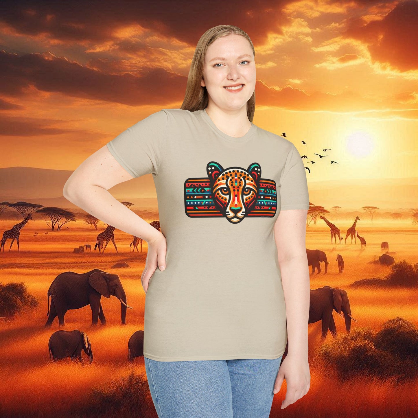 Leopard Tee Unisex Softstyle T-Shirt