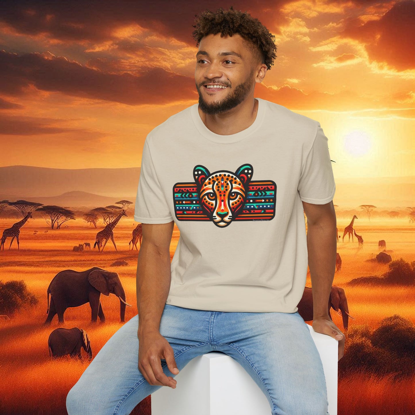 Leopard Tee Unisex Softstyle T-Shirt