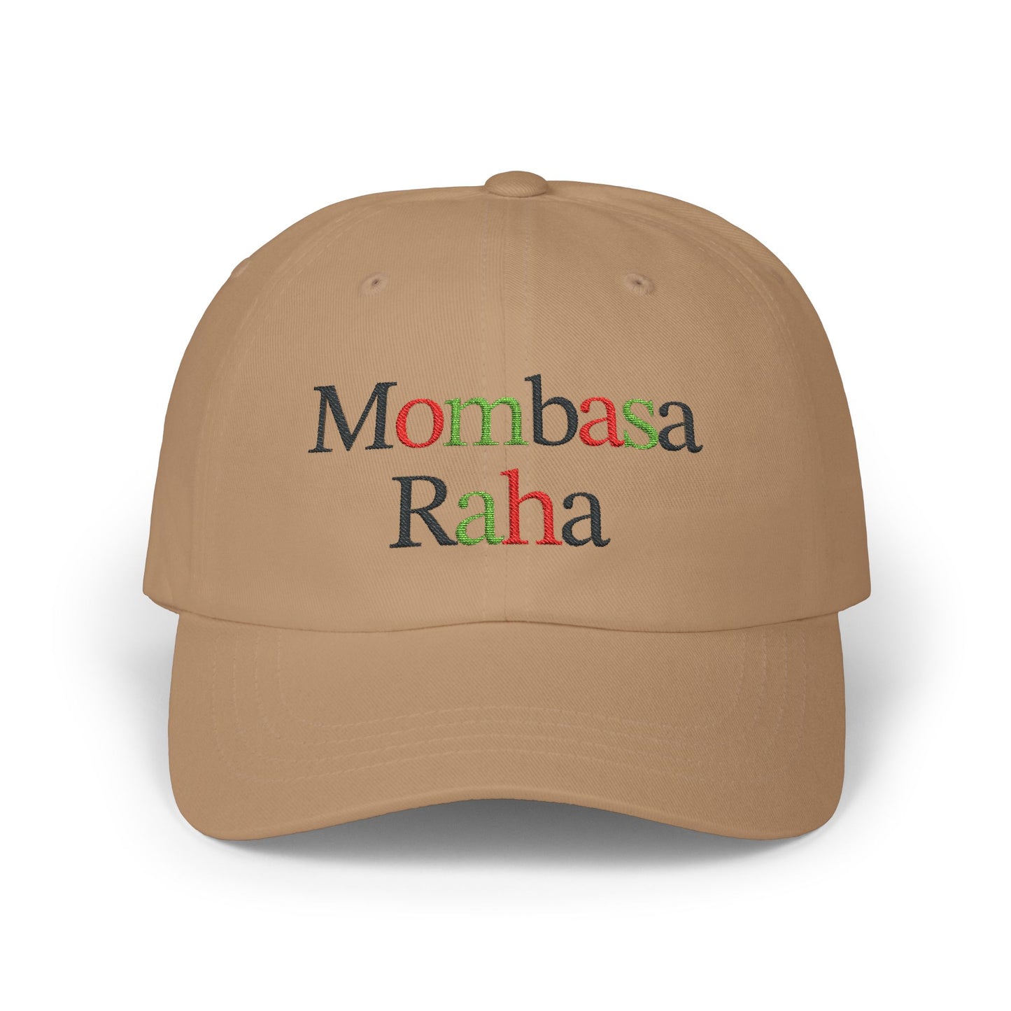 Mombasa Raha Embroidered Cap in Multi-Color