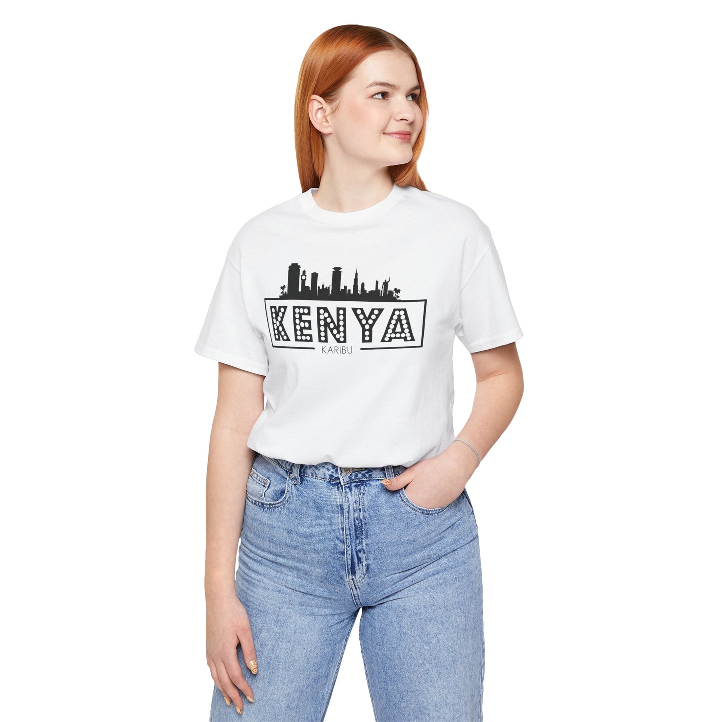 Kenya Karibu Travel Tee - Celebrate Culture & Travel