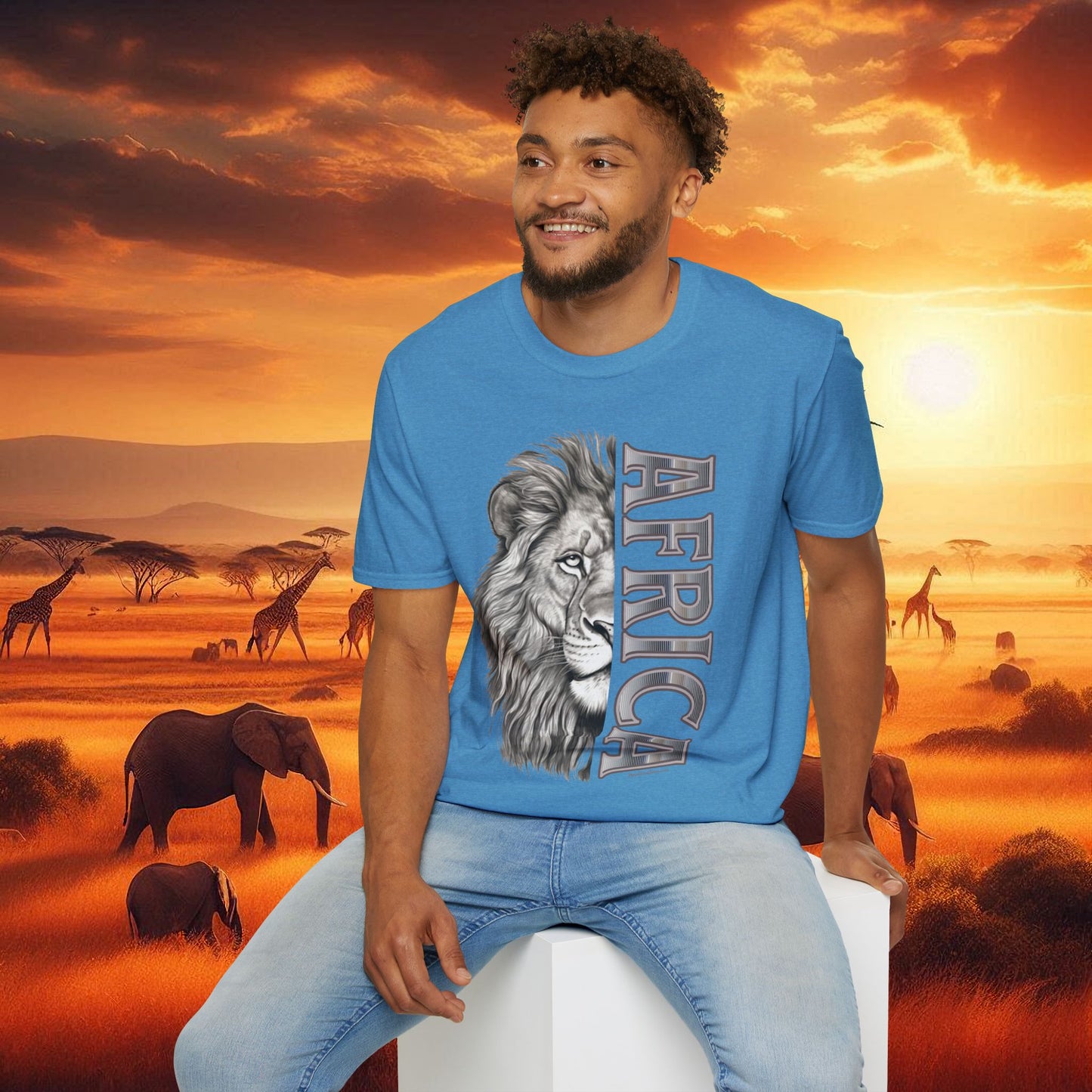 Lion Africa T-Shirt - Unisex