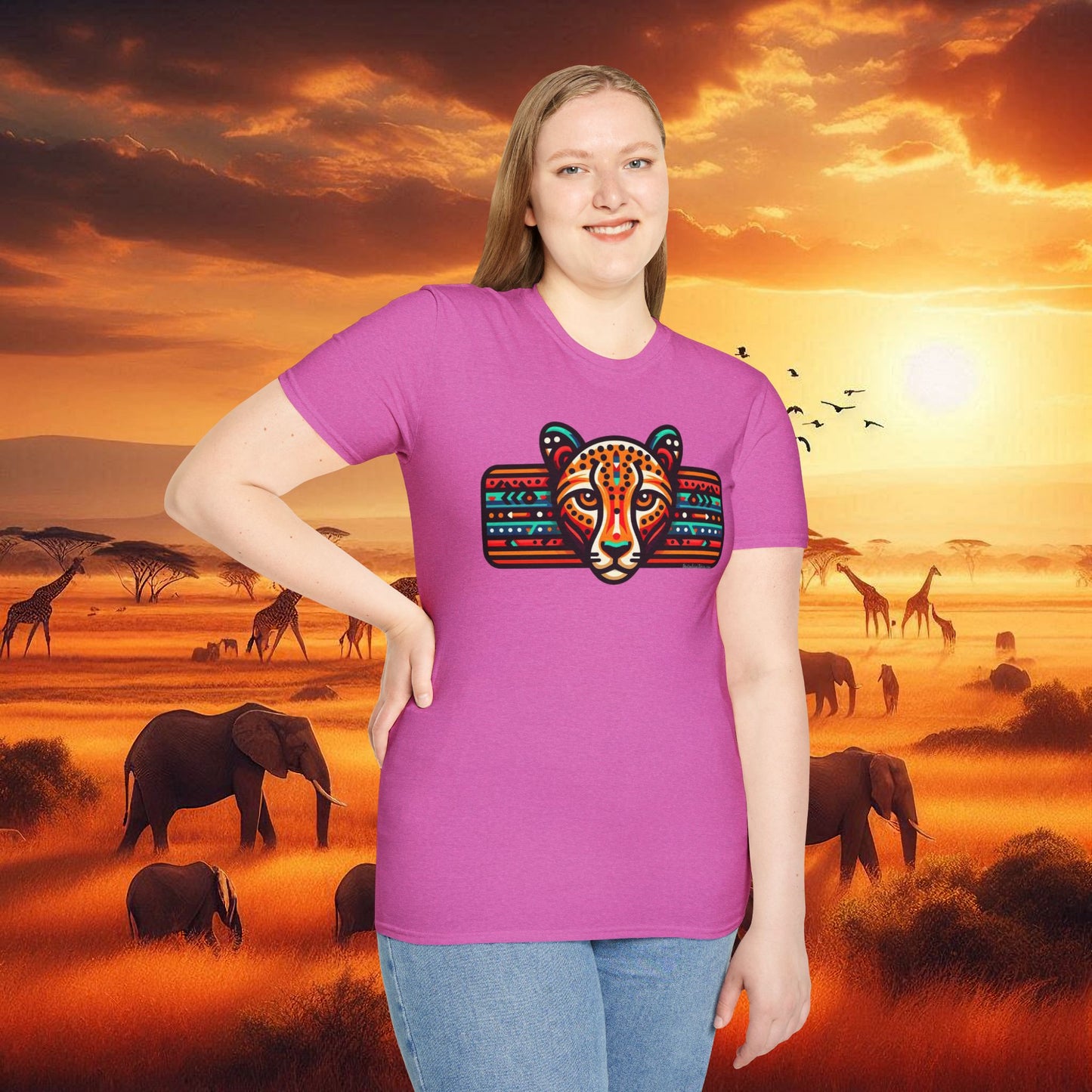 Leopard Tee Unisex Softstyle T-Shirt