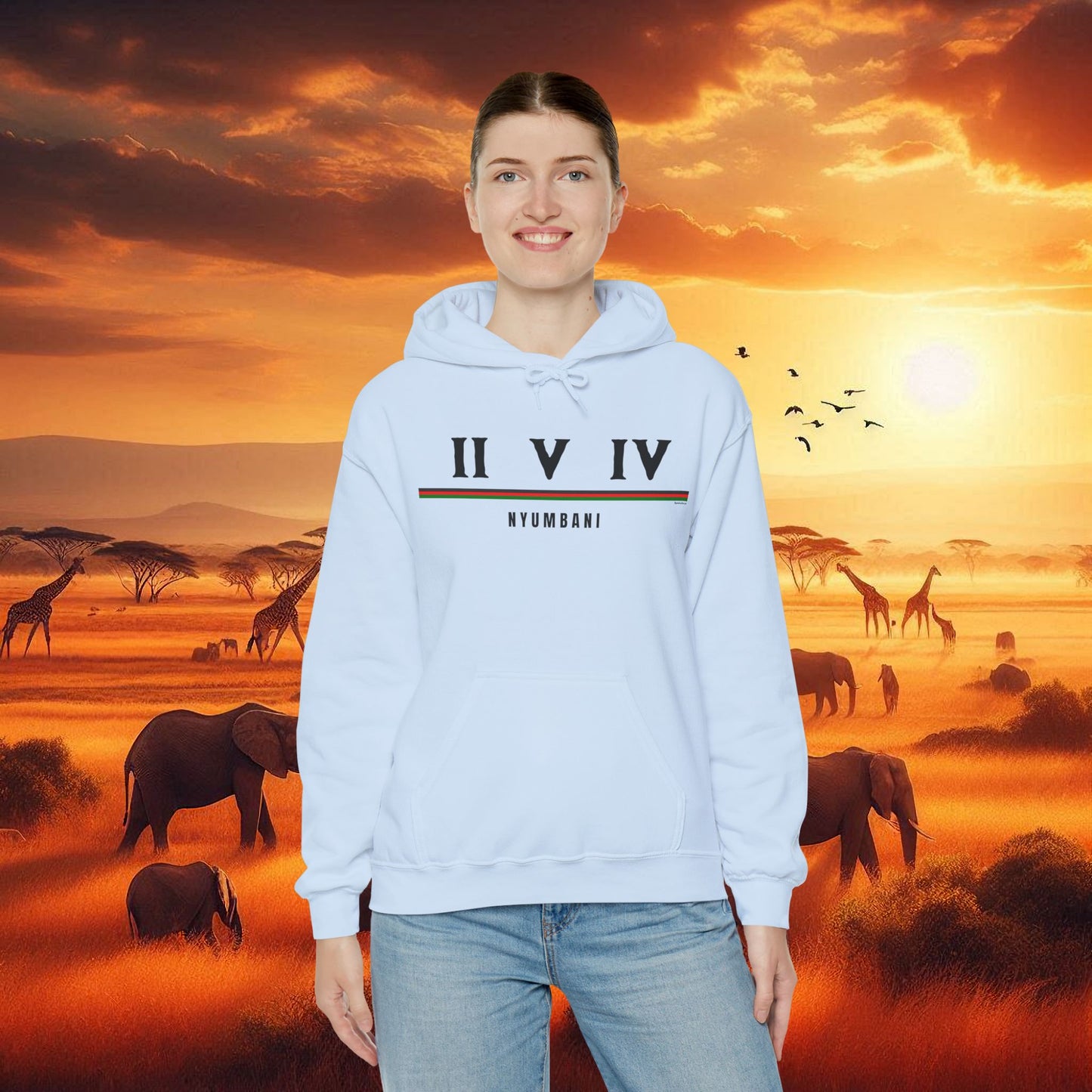 Kenya 254 Home Hooded Sweatshirt