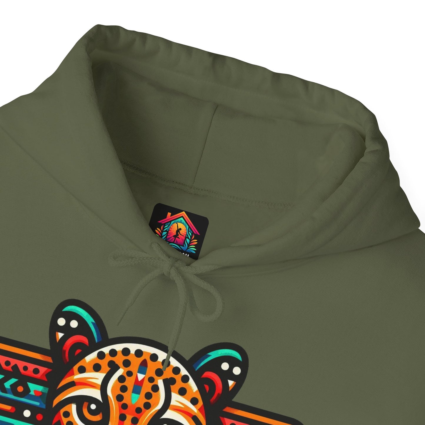 Leopard Hoodie Unisex Heavy Blend™ Hooded Sweatshirt