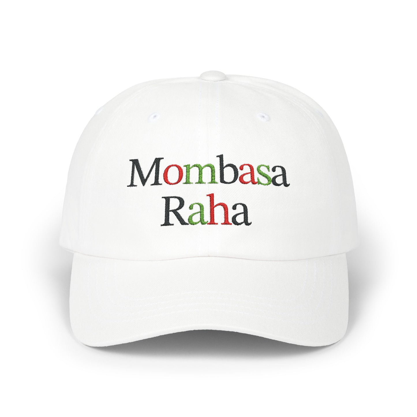 Mombasa Raha Embroidered Cap in Multi-Color