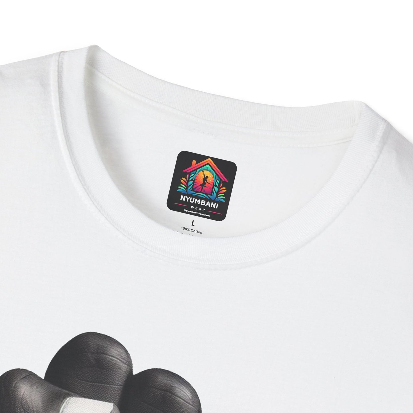 Kenyan Harambee Unisex T-Shirt with Black Fist and Kenyan Flag