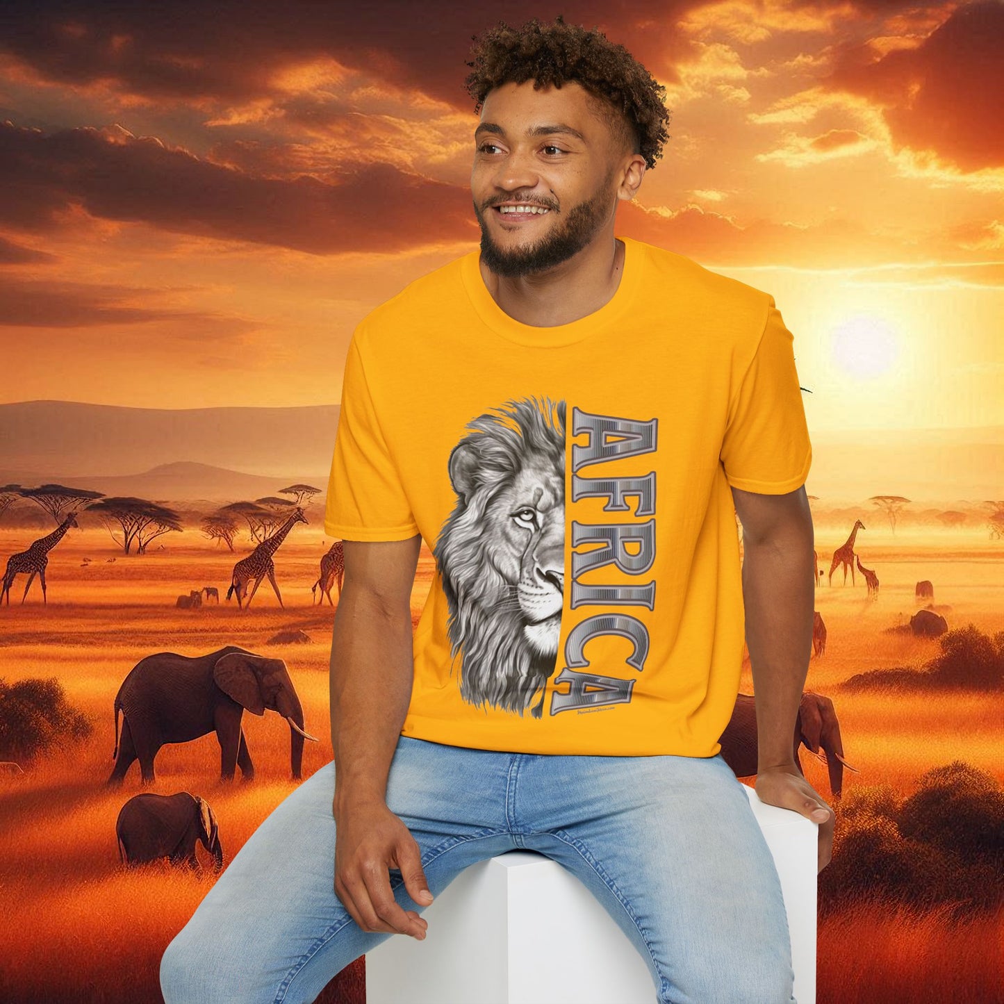 Lion Africa T-Shirt - Unisex
