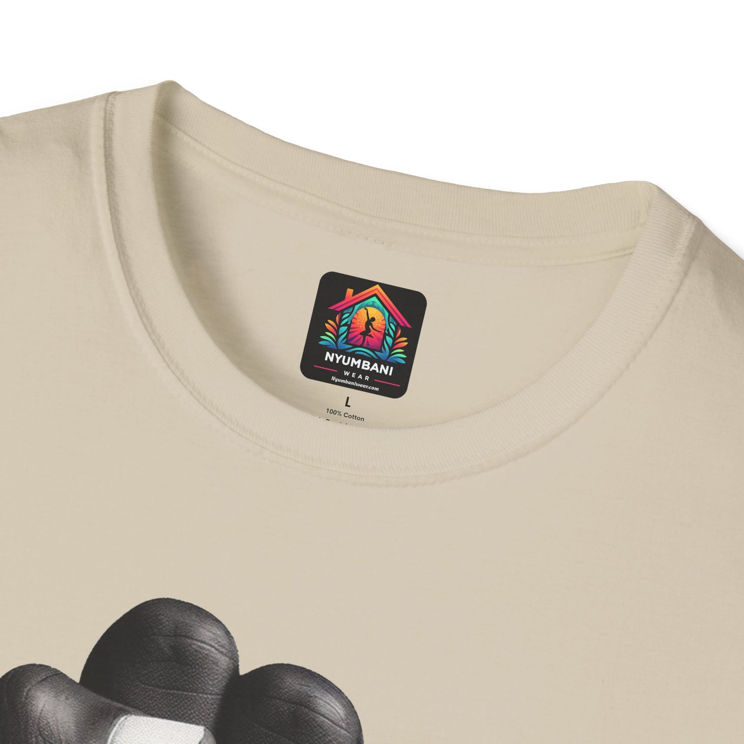 Kenyan Harambee Unisex T-Shirt with Black Fist and Kenyan Flag