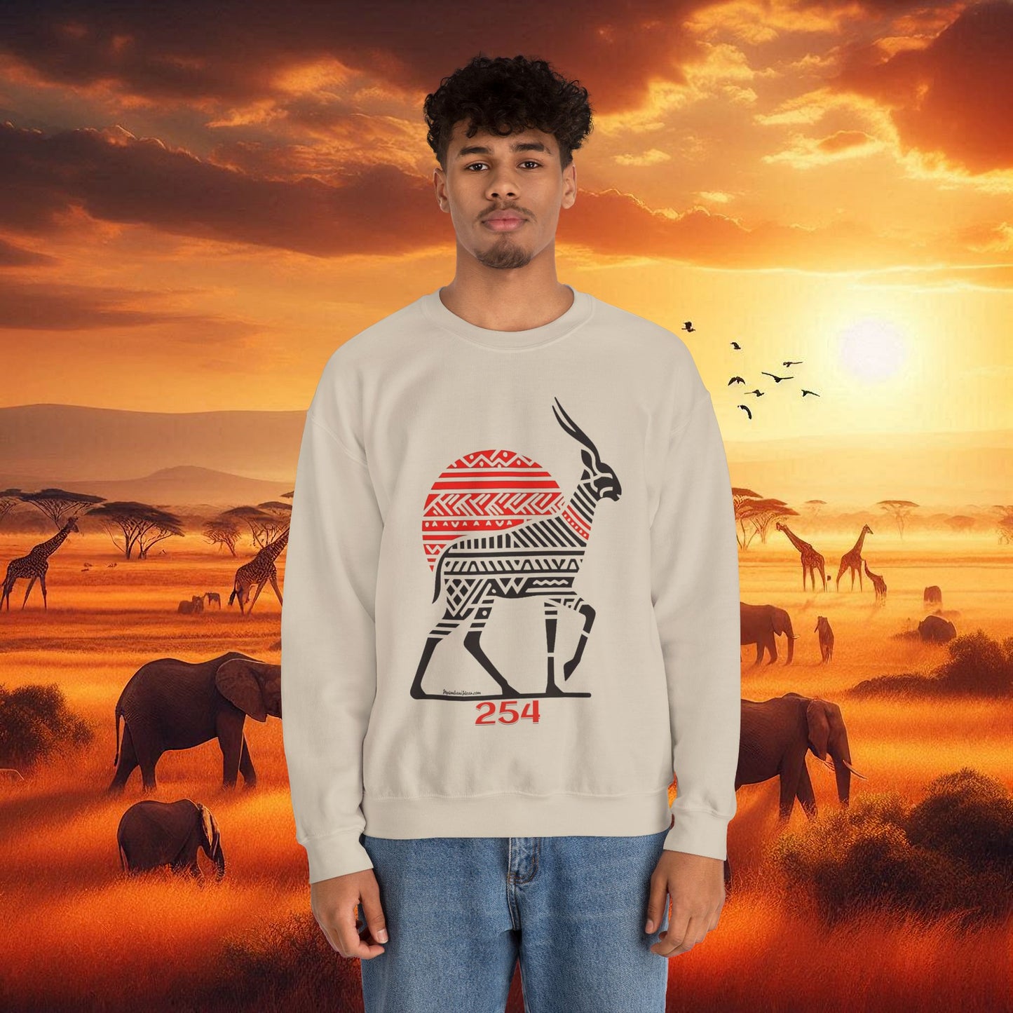 Antelope Sweatshirt - Unisex Crewneck
