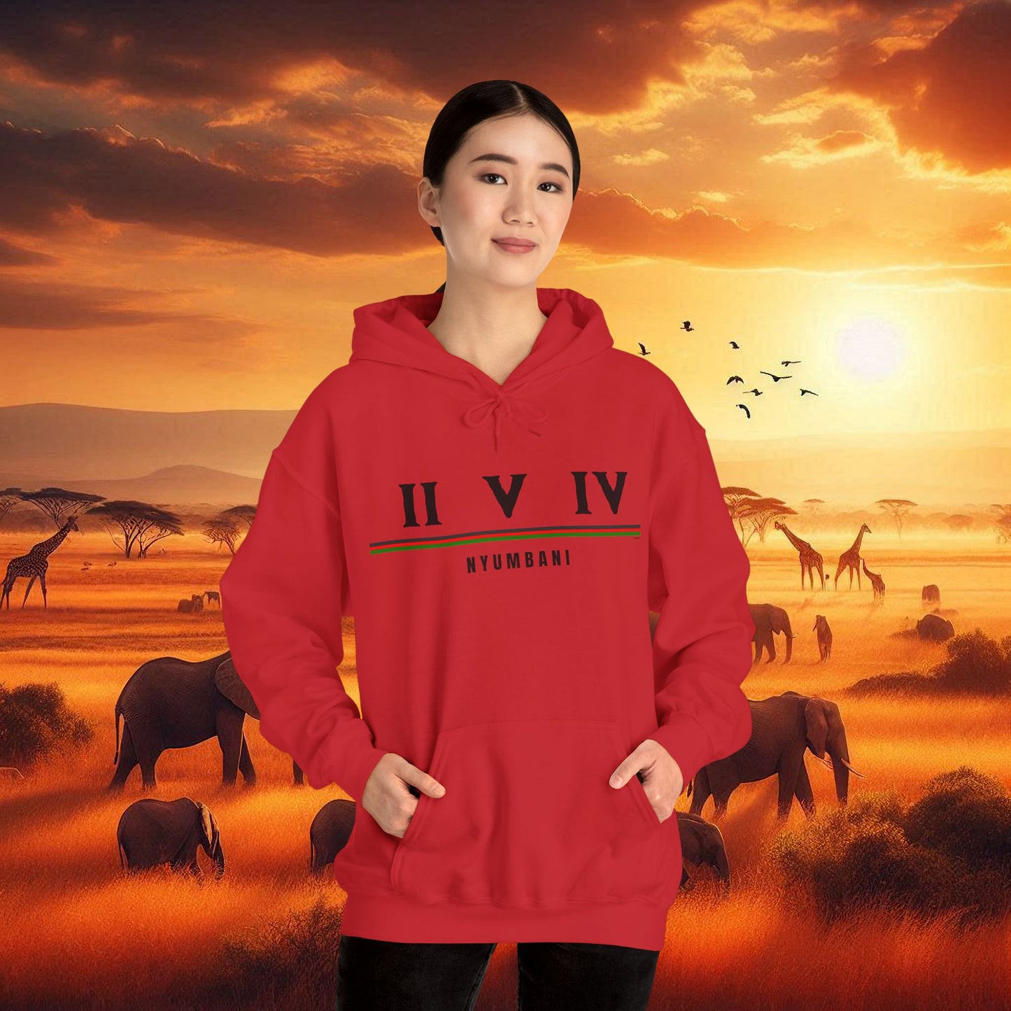 Kenya 254 Home Hooded Sweatshirt