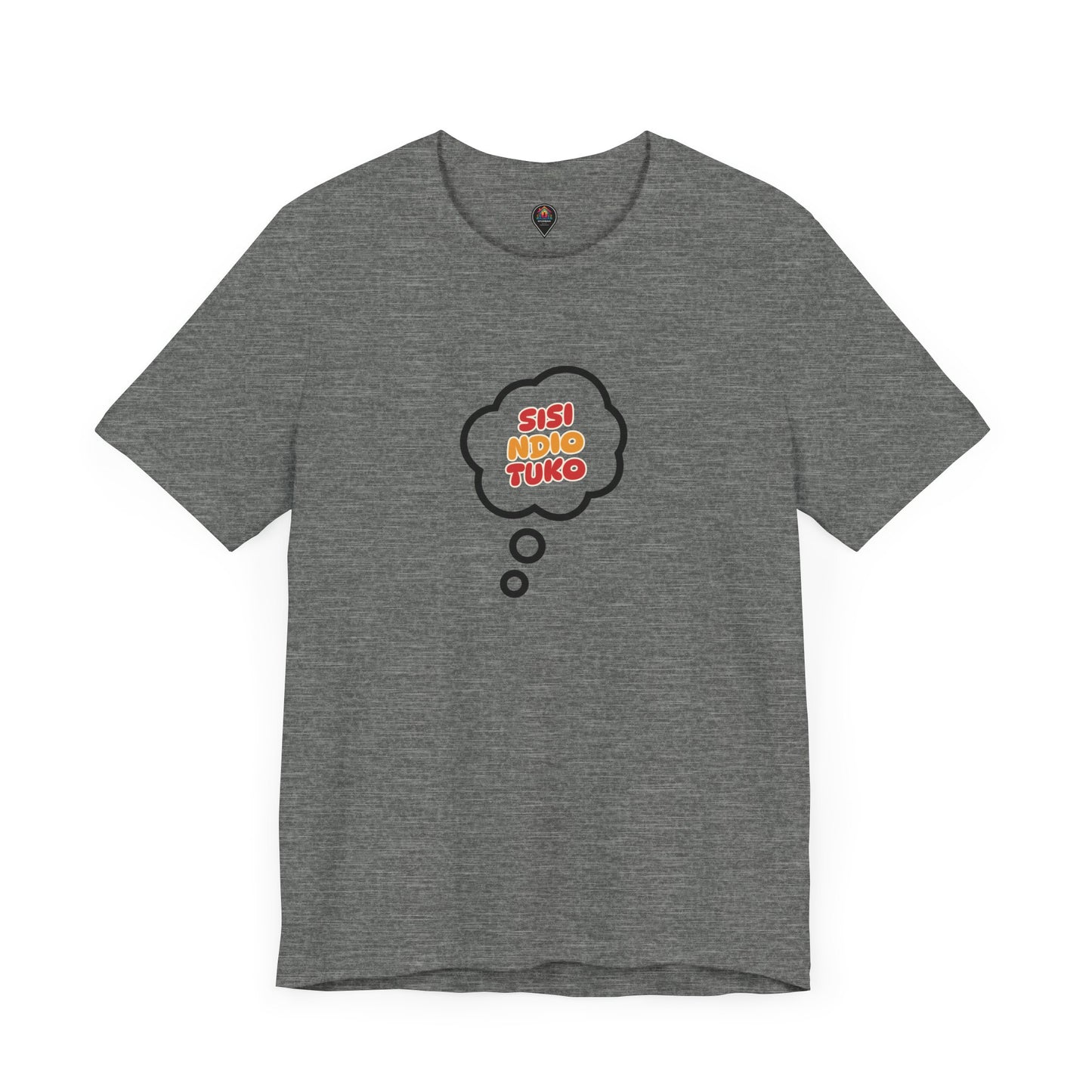 Unisex T-shirt Sisi Ndio Tuko African Print Men Women Tee