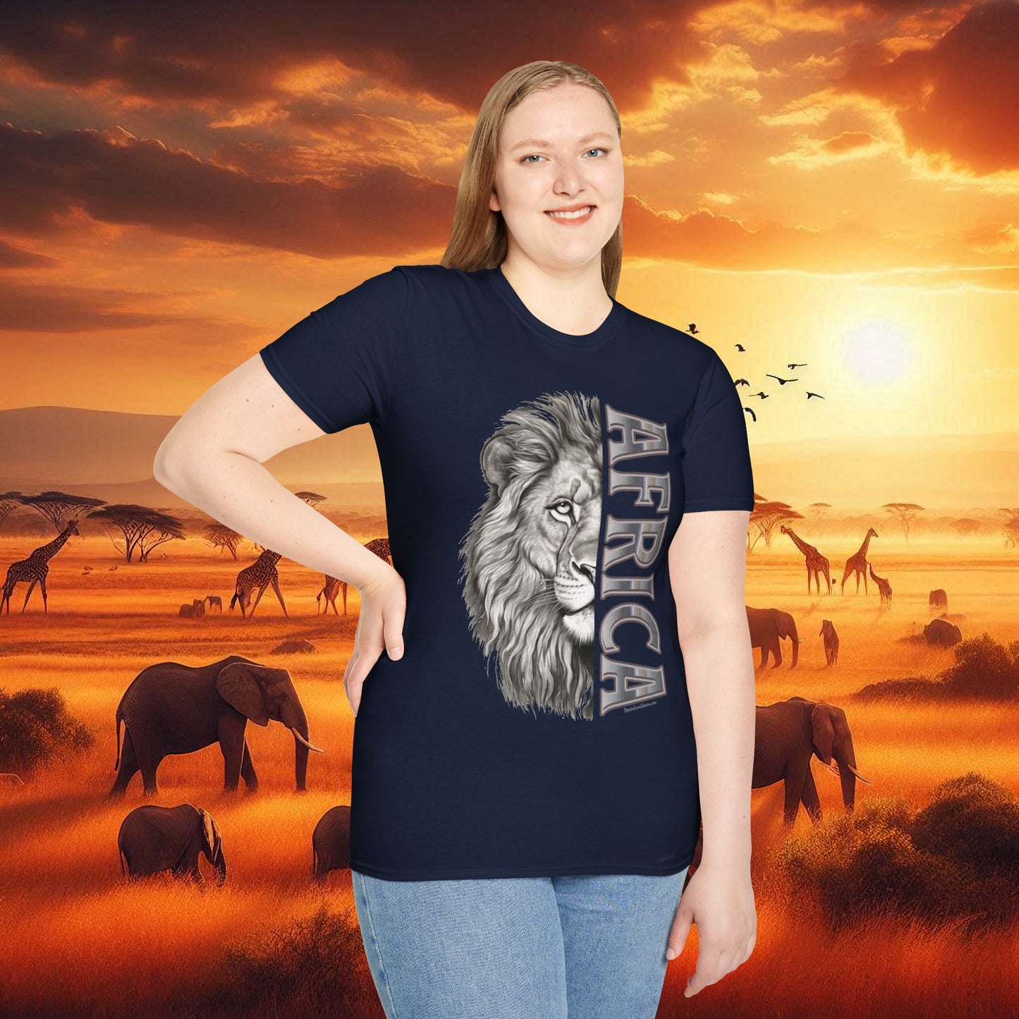Lion Africa T-Shirt - Unisex