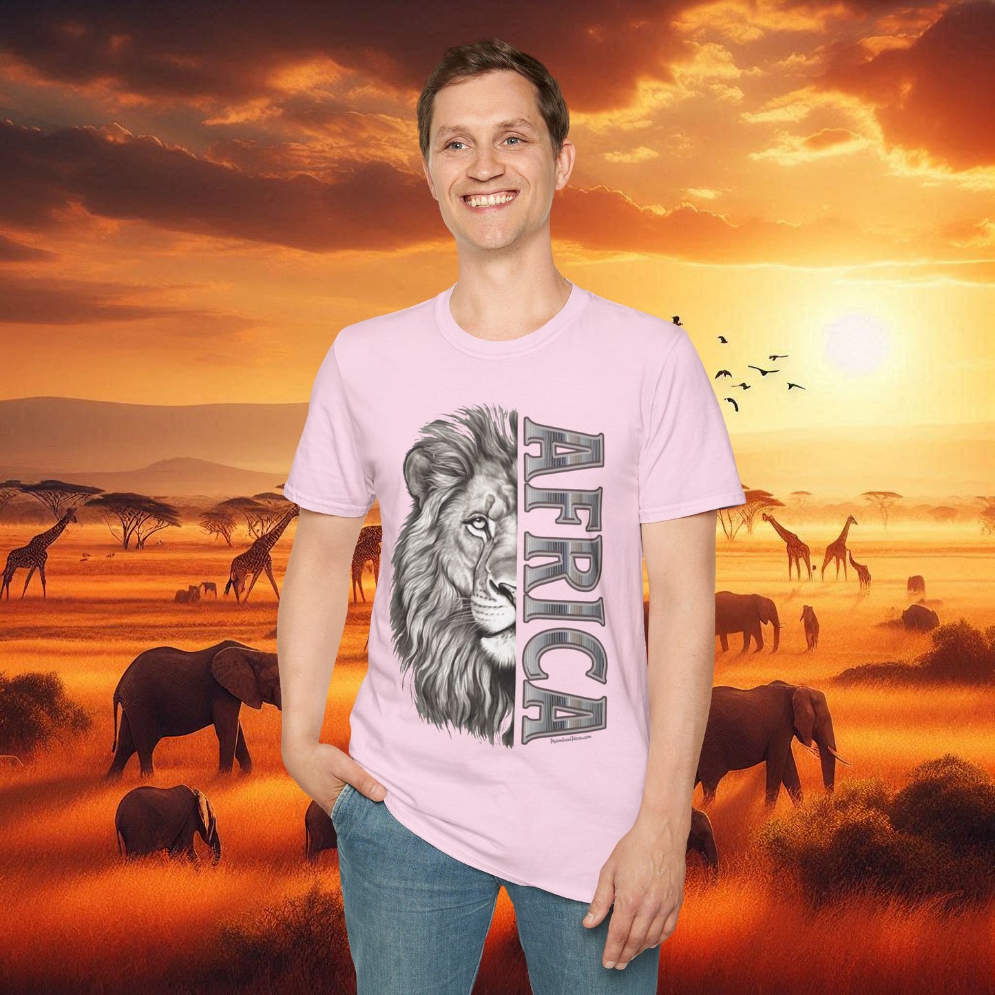 Lion Africa T-Shirt - Unisex