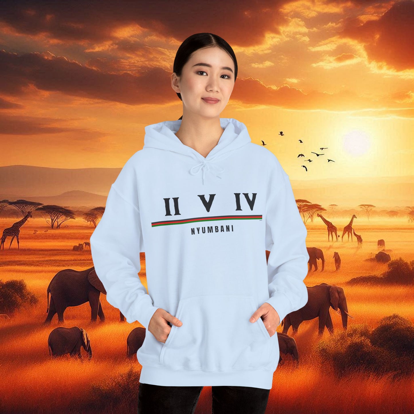 Kenya 254 Home Hooded Sweatshirt