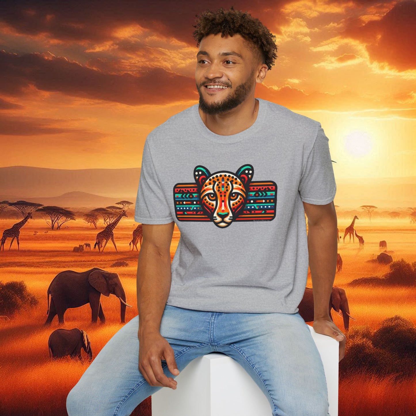 Leopard Tee Unisex Softstyle T-Shirt