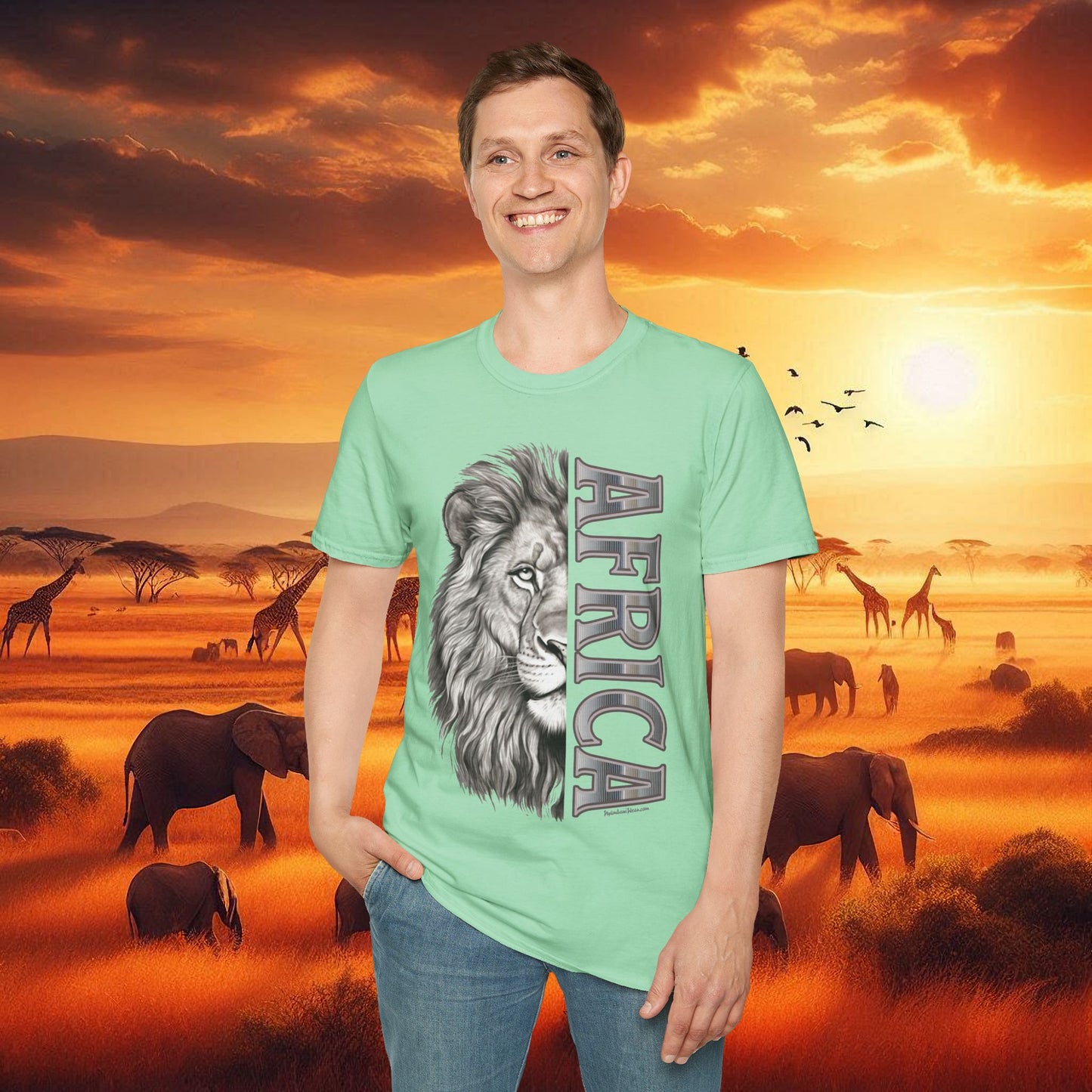 Lion Africa T-Shirt - Unisex