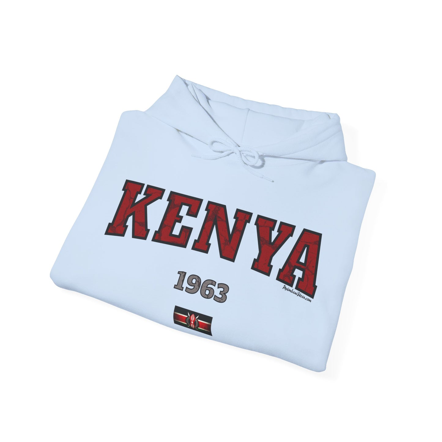 Kenyan 1963 Hooded Sweatshirt with Flag Design
