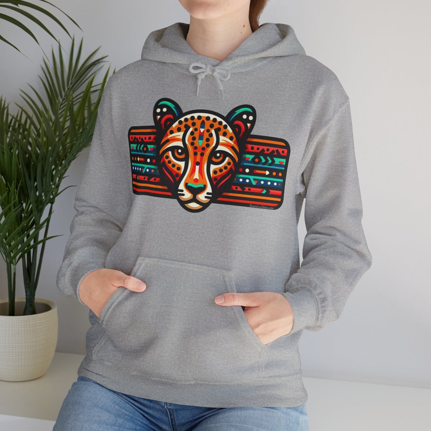 Leopard Hoodie Unisex Heavy Blend™ Hooded Sweatshirt