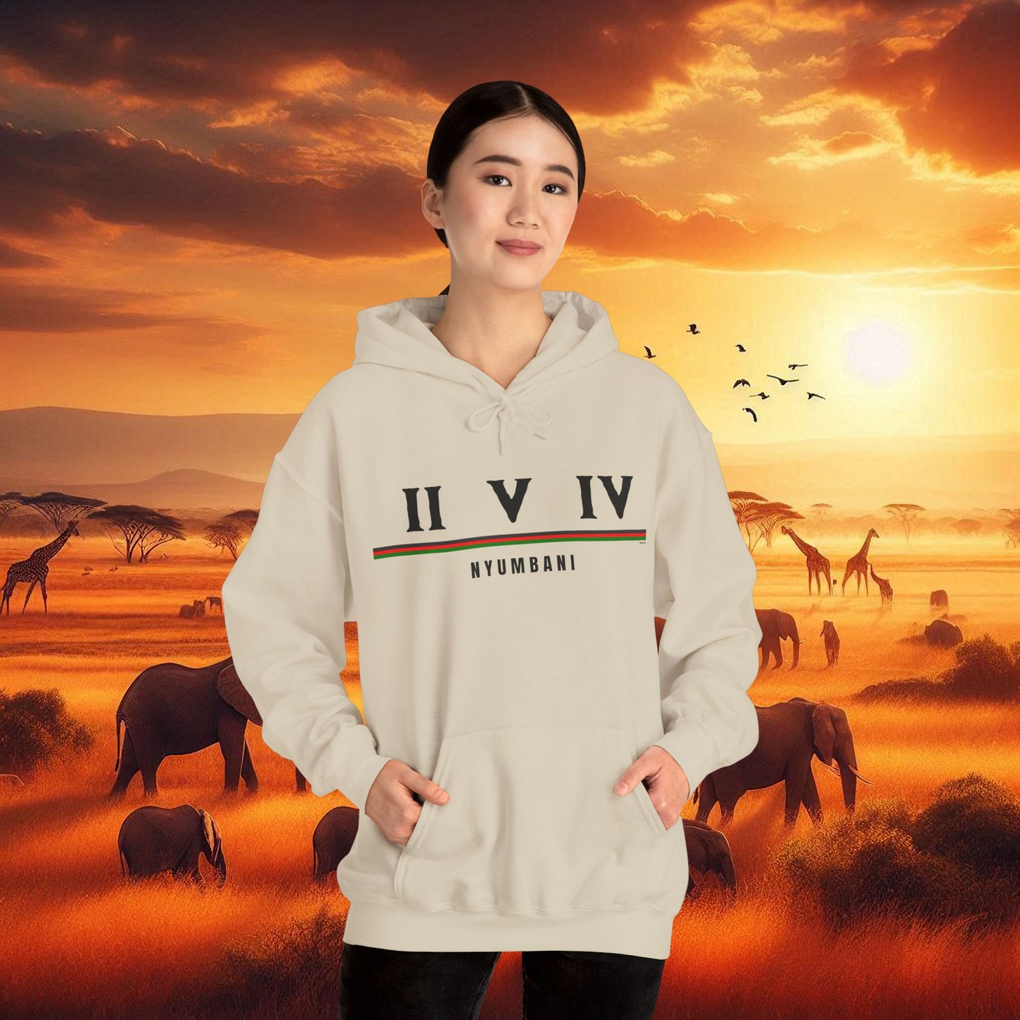 Kenya 254 Home Hooded Sweatshirt