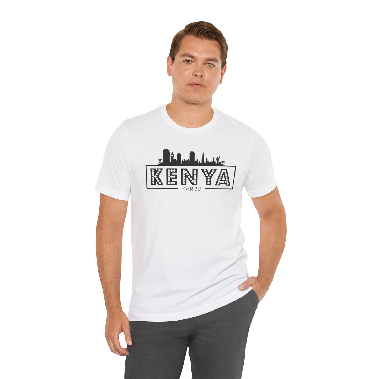 Kenya Karibu Travel Tee - Celebrate Culture & Travel
