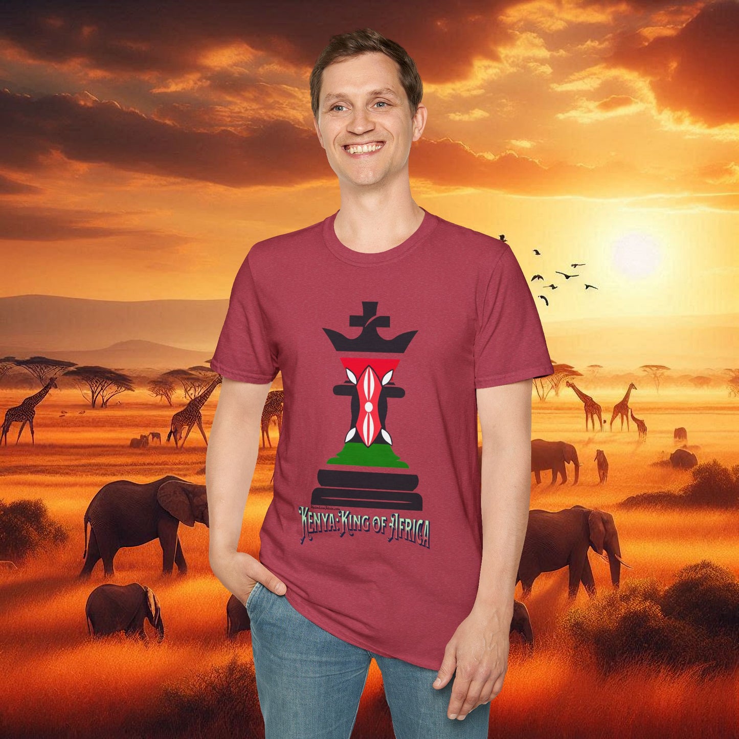Kenya King of Africa Elevation T-Shirt