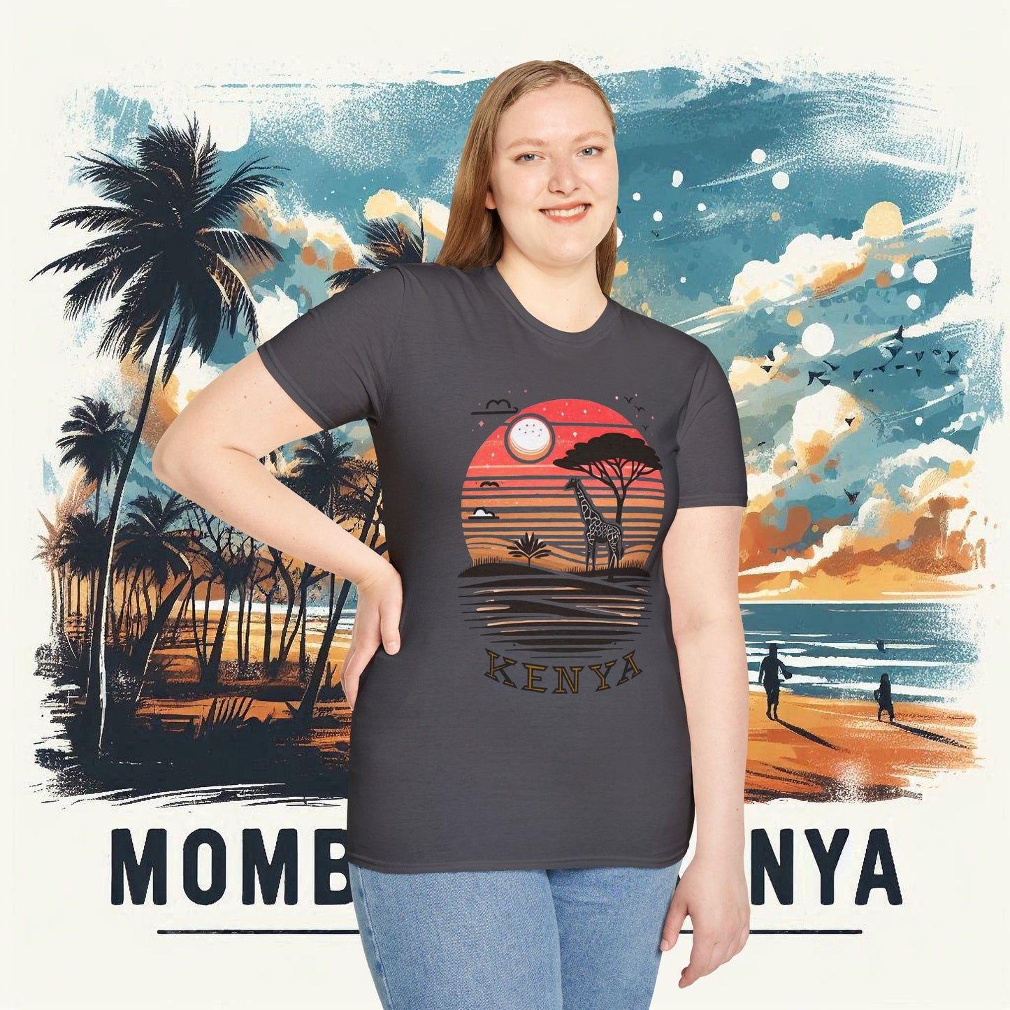 Kenya SavanUnisex Softstyle T-Shirt