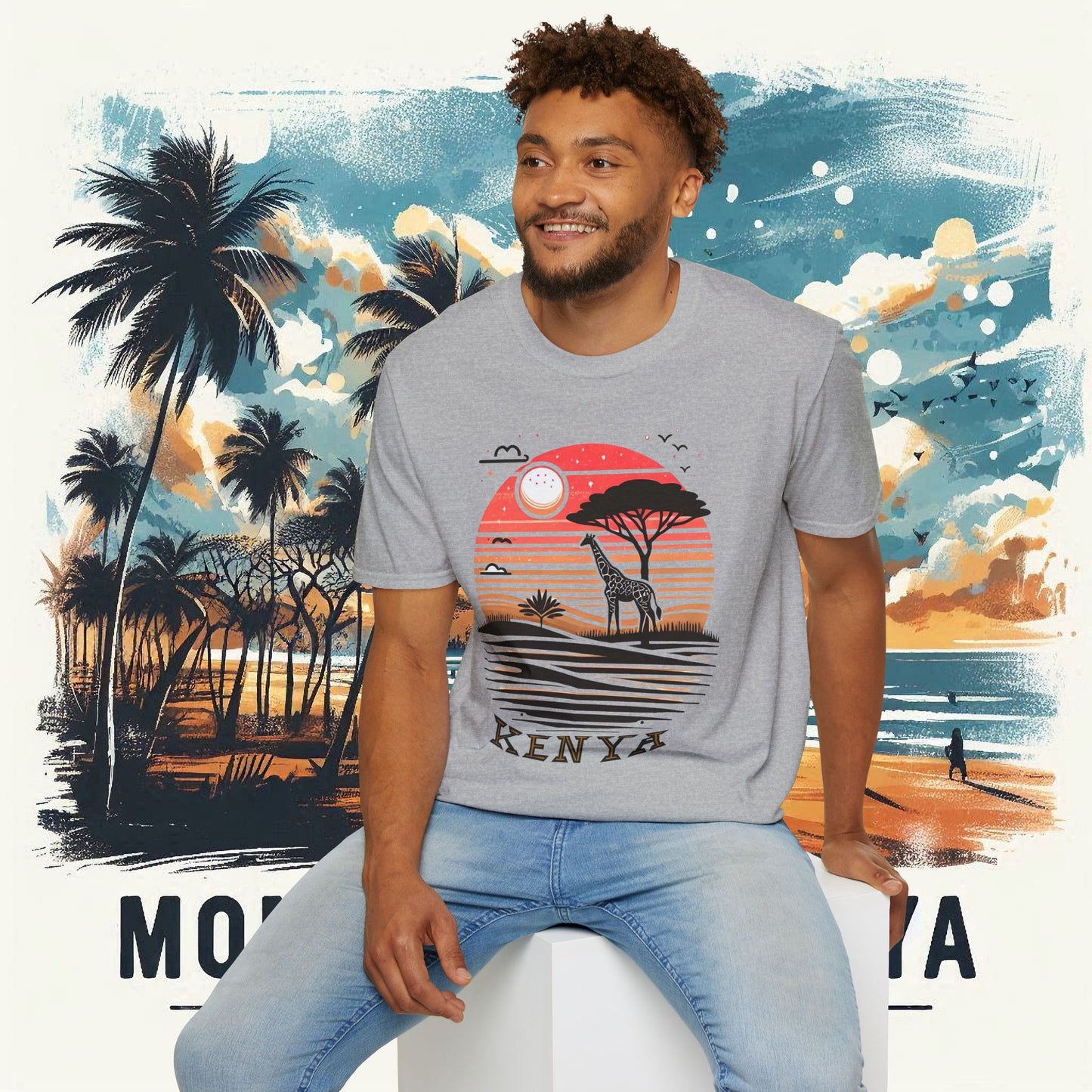 Kenya SavanUnisex Softstyle T-Shirt