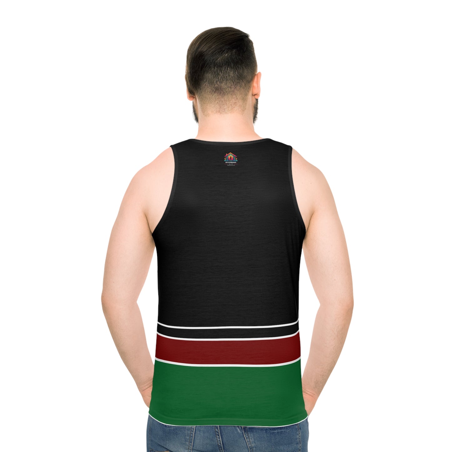 Kenyan striped Unisex Tank Top (AOP)