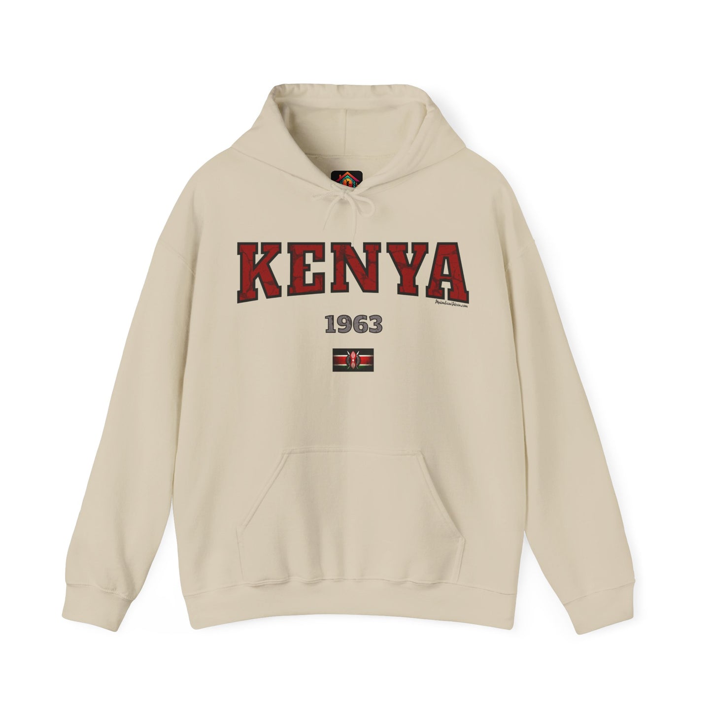 Kenyan 1963 Hooded Sweatshirt with Flag Design