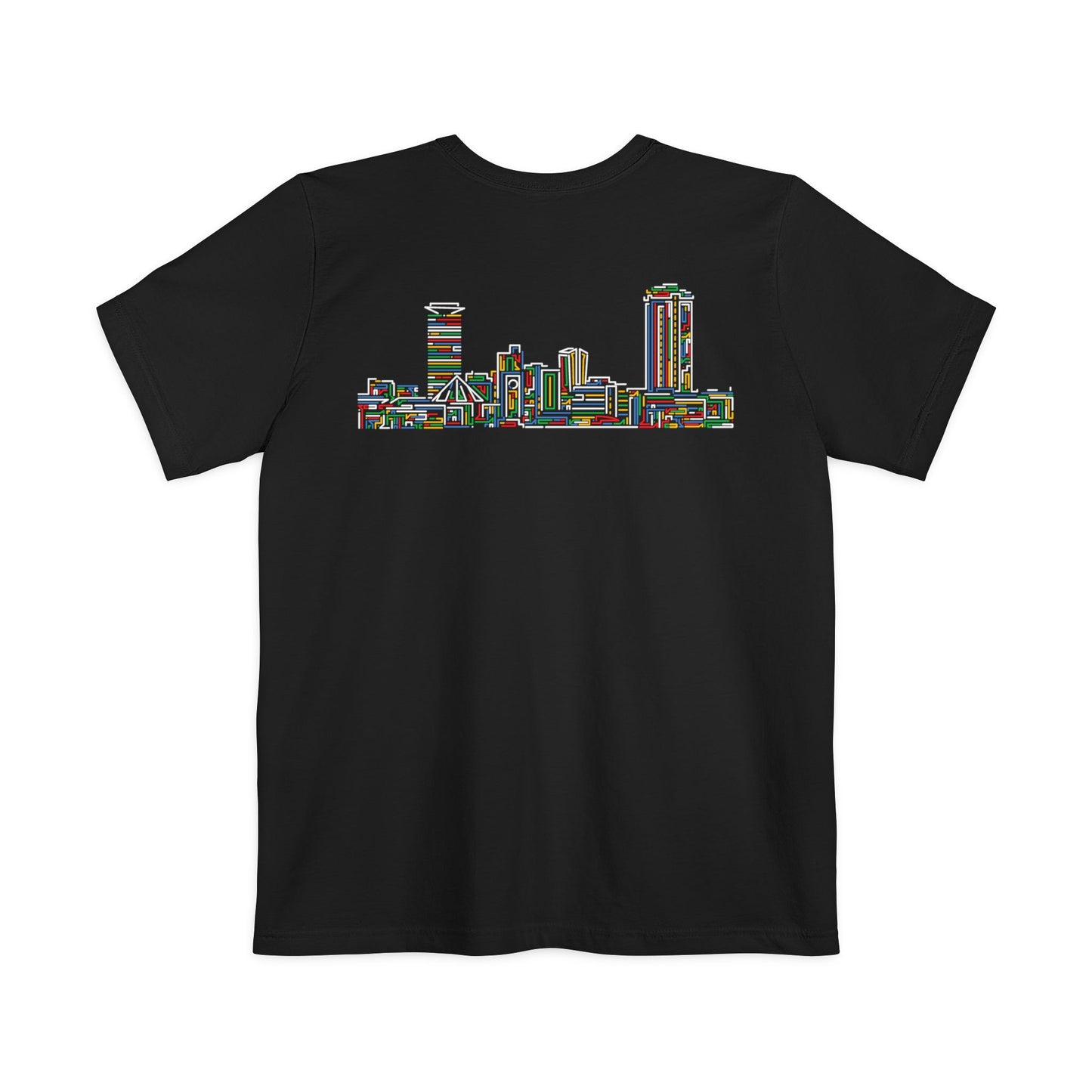 Nairobi Beaded Skyline Pocket T-shirt