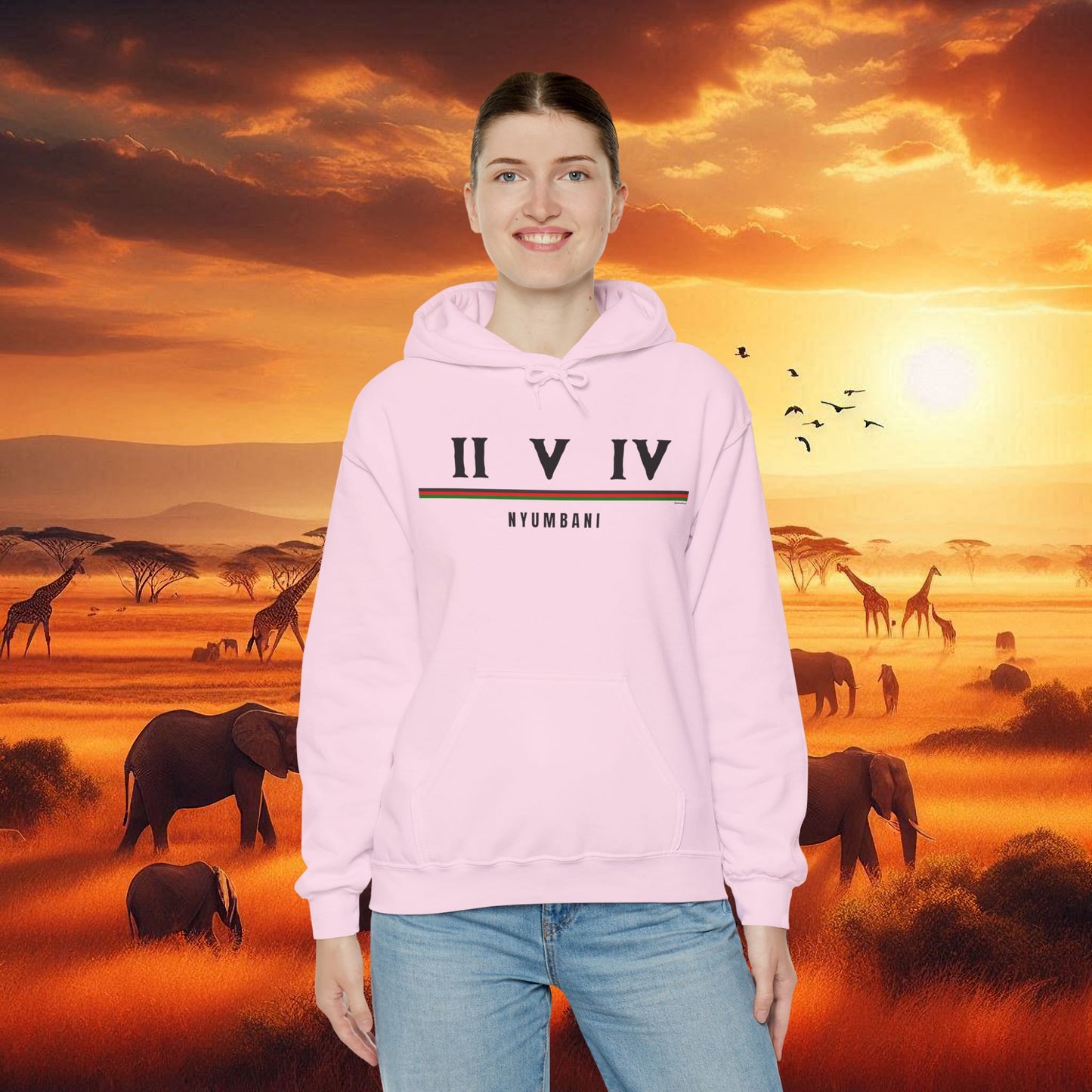 Kenya 254 Home Hooded Sweatshirt