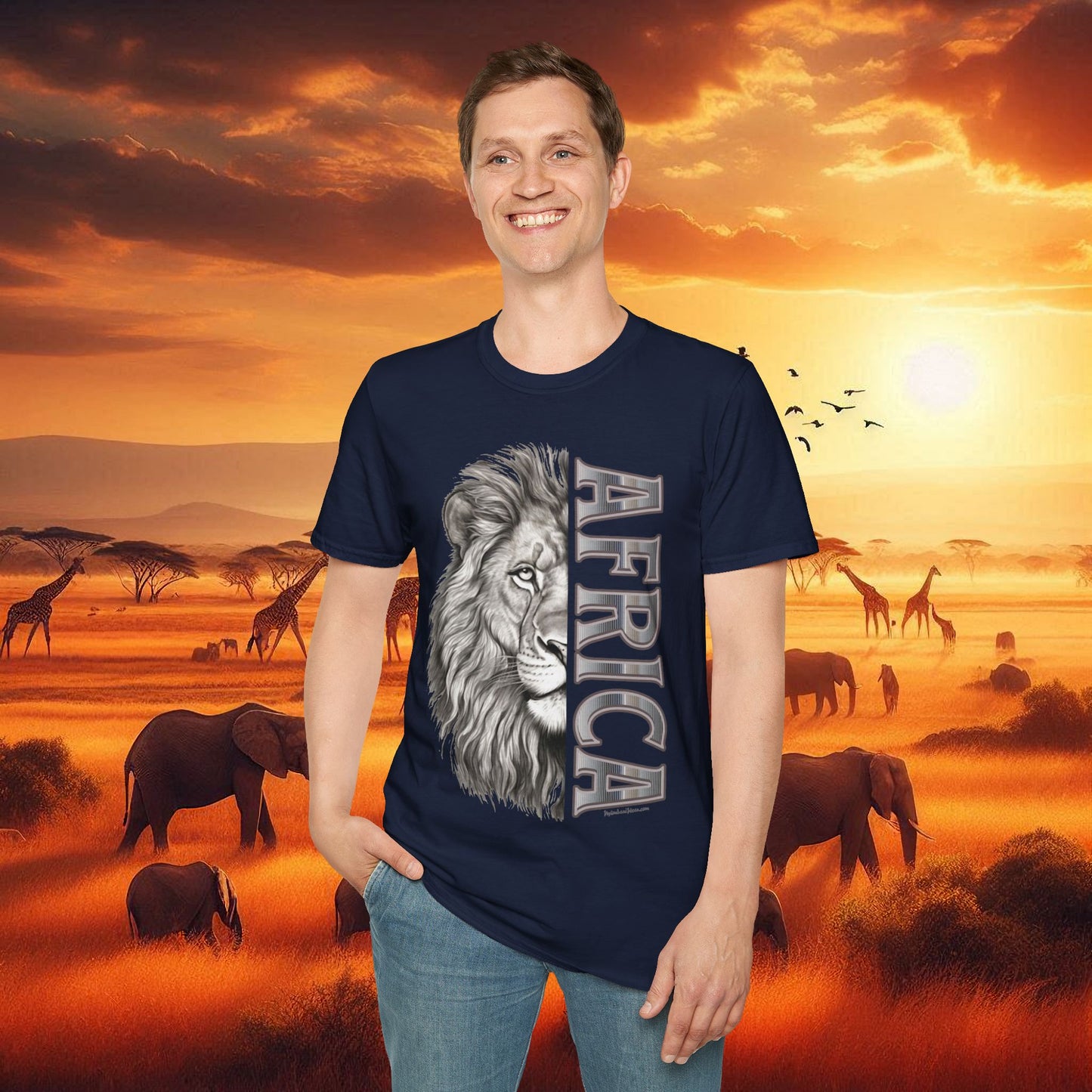 Lion Africa T-Shirt - Unisex