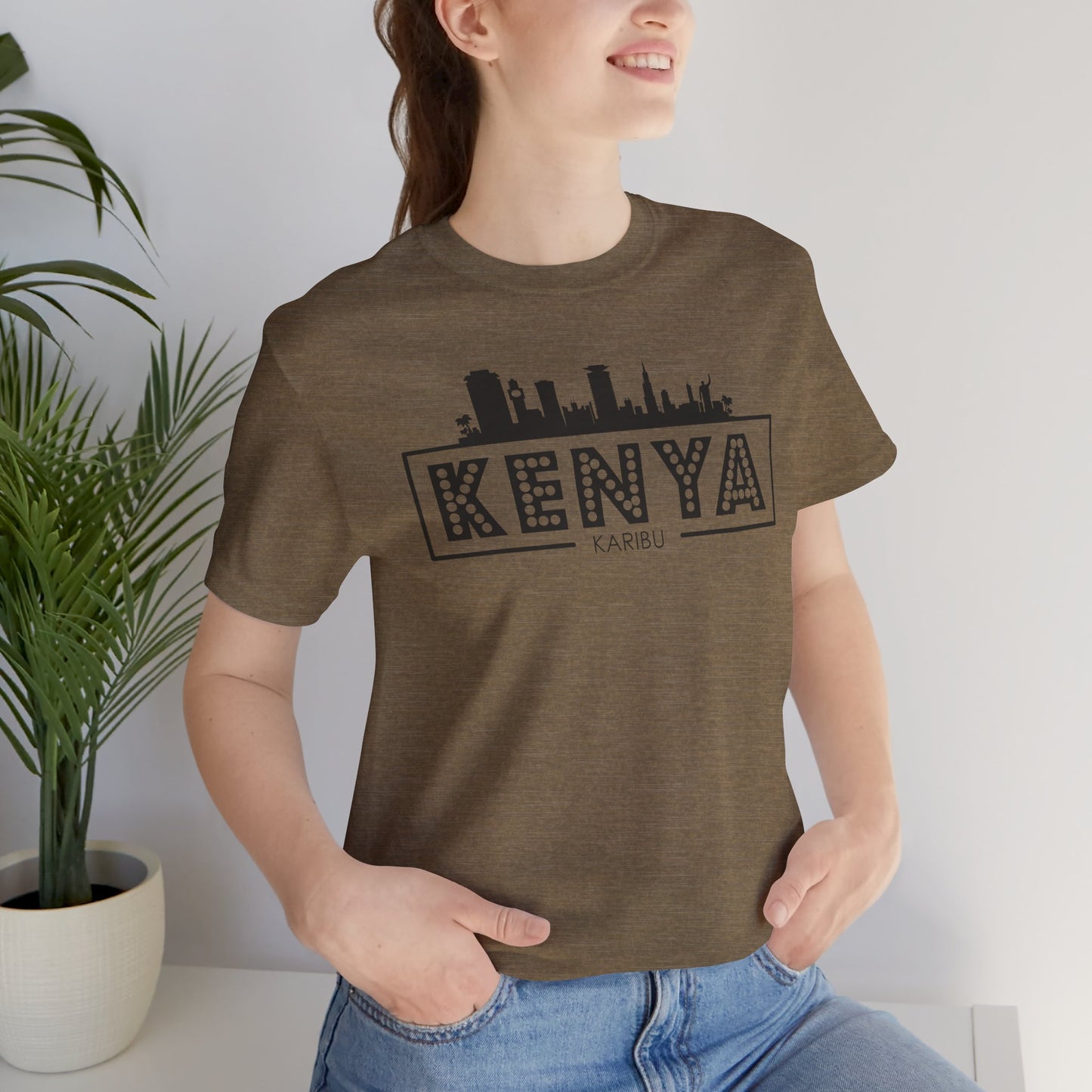 Kenya Karibu Travel Tee - Celebrate Culture & Travel