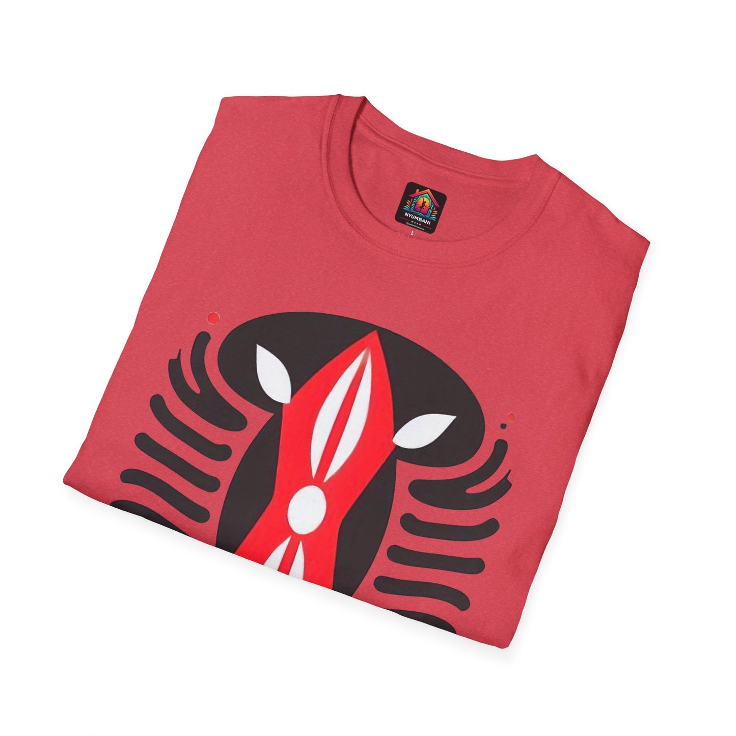 Kenyan Abstract Shield Unisex Softstyle T-Shirt
