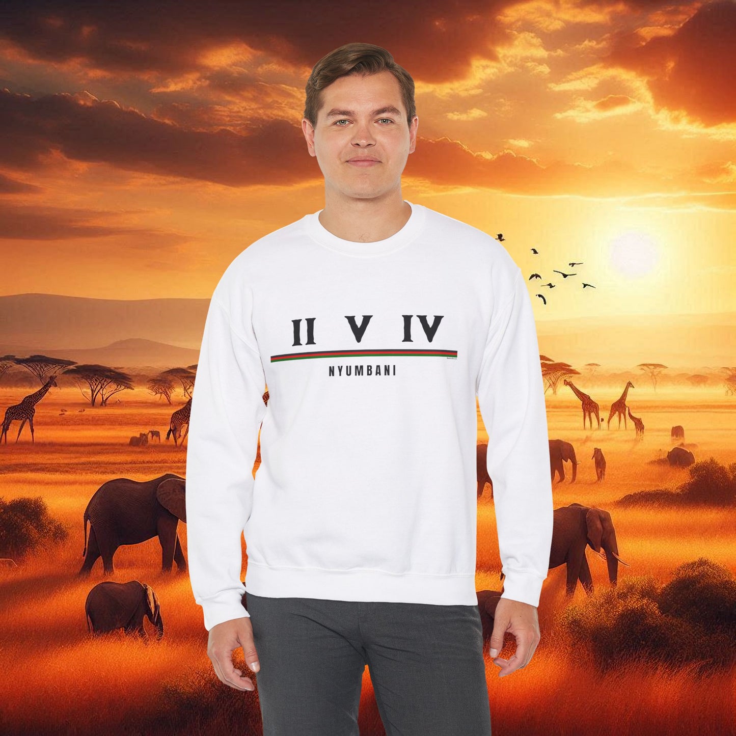 Kenyan 254 Flag Unisex Sweatshirt