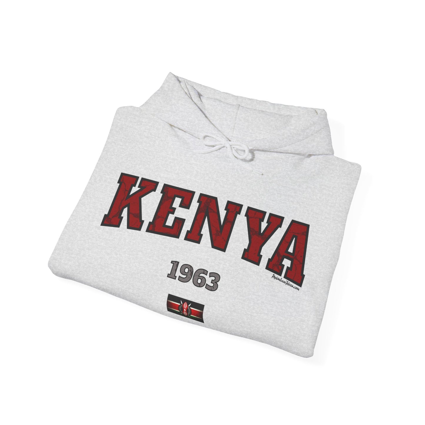 Kenyan 1963 Hooded Sweatshirt with Flag Design