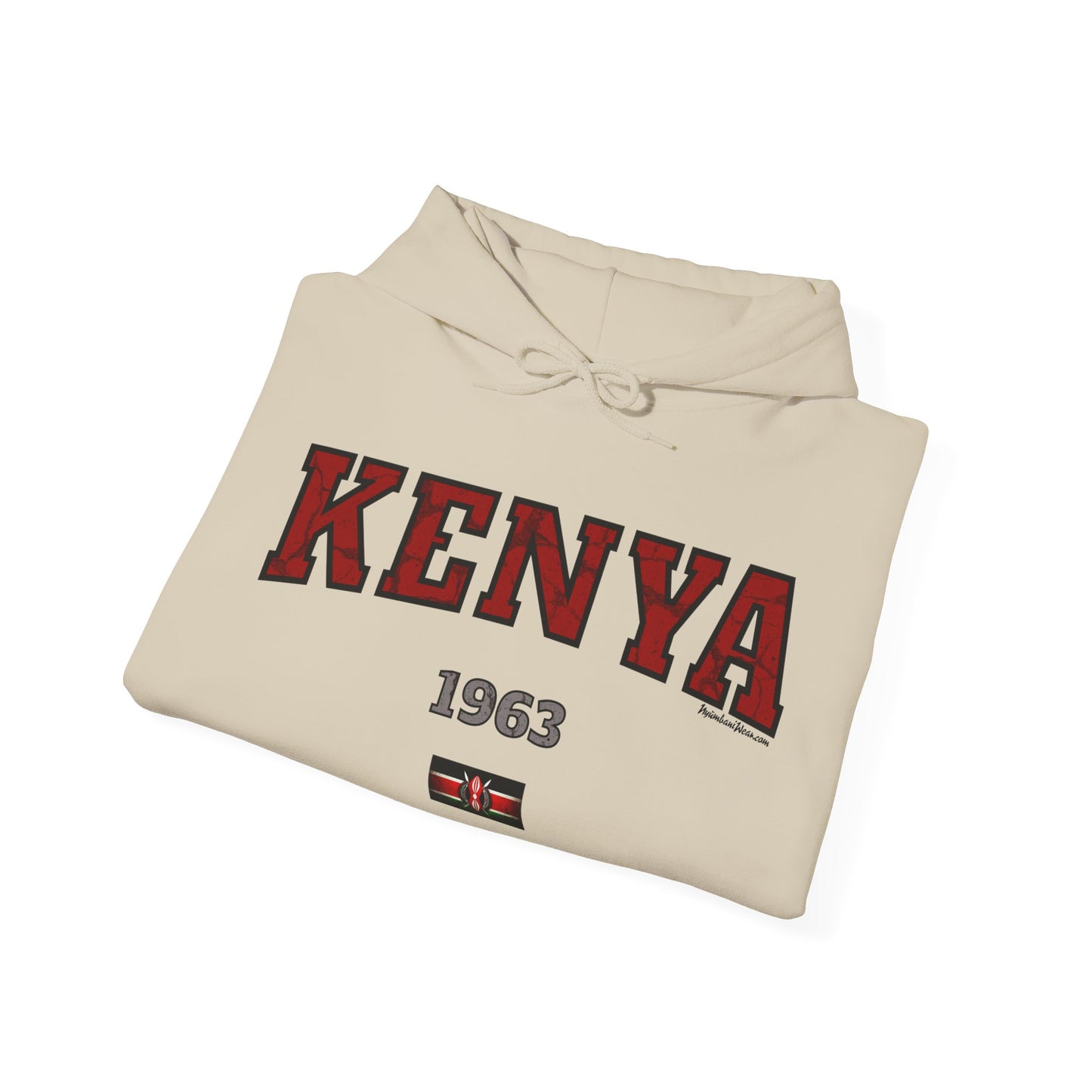 Kenyan 1963 Hooded Sweatshirt with Flag Design