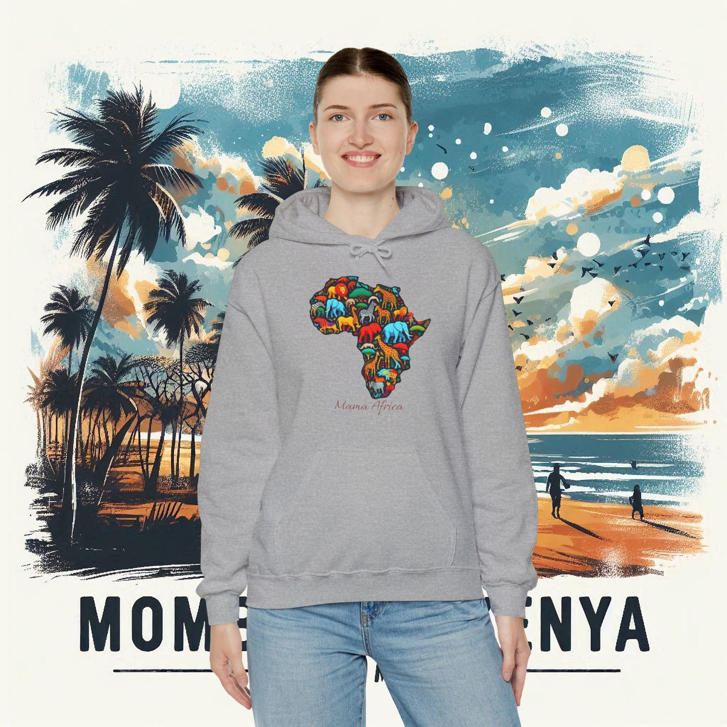 Mama Africa Unisex Heavy Blend™ Hooded Sweatshirt