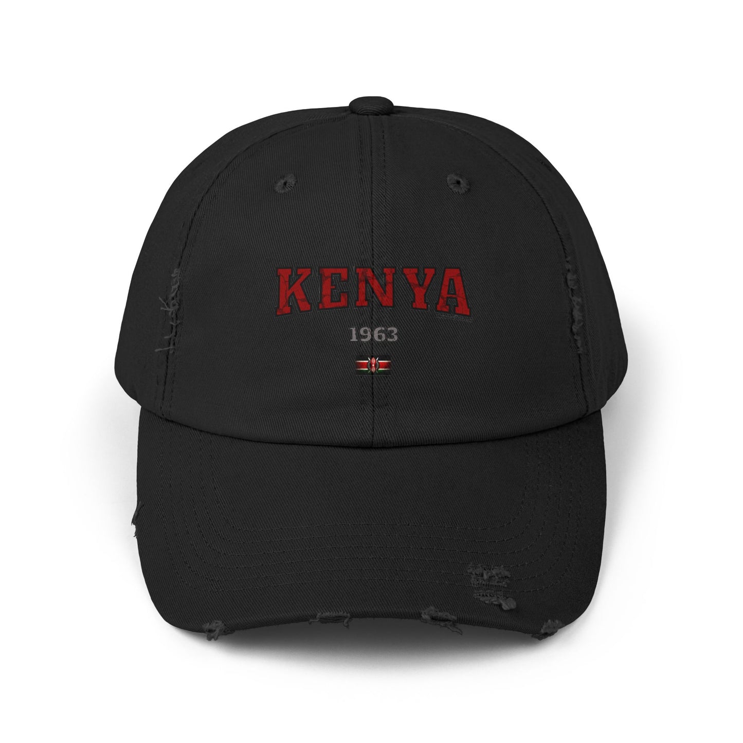 Kenya 1963 Unisex Distressed Cap