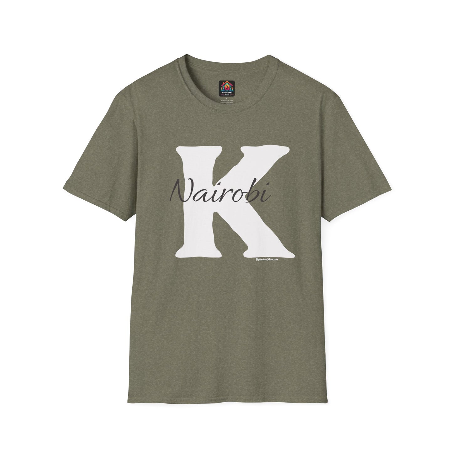 Graphic Tee: K with Nairobi Unisex Softstyle T-Shirt