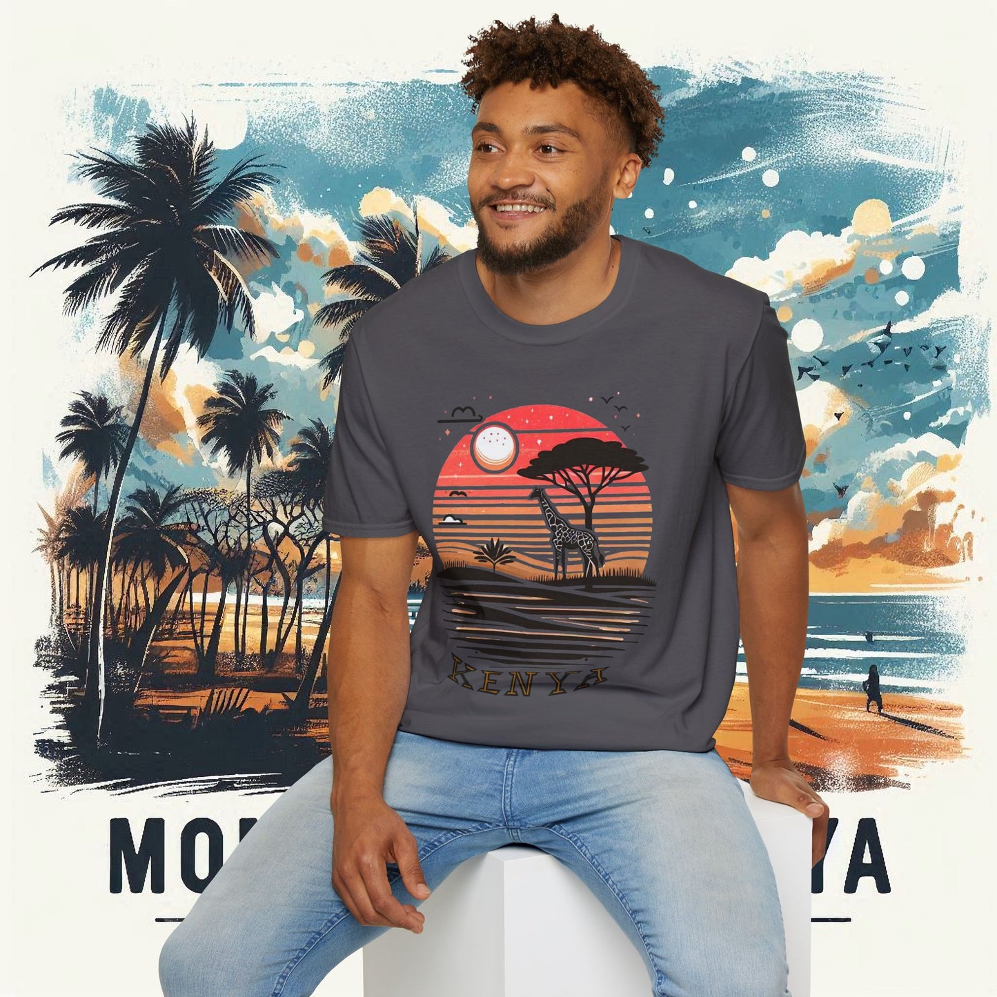 Kenya SavanUnisex Softstyle T-Shirt