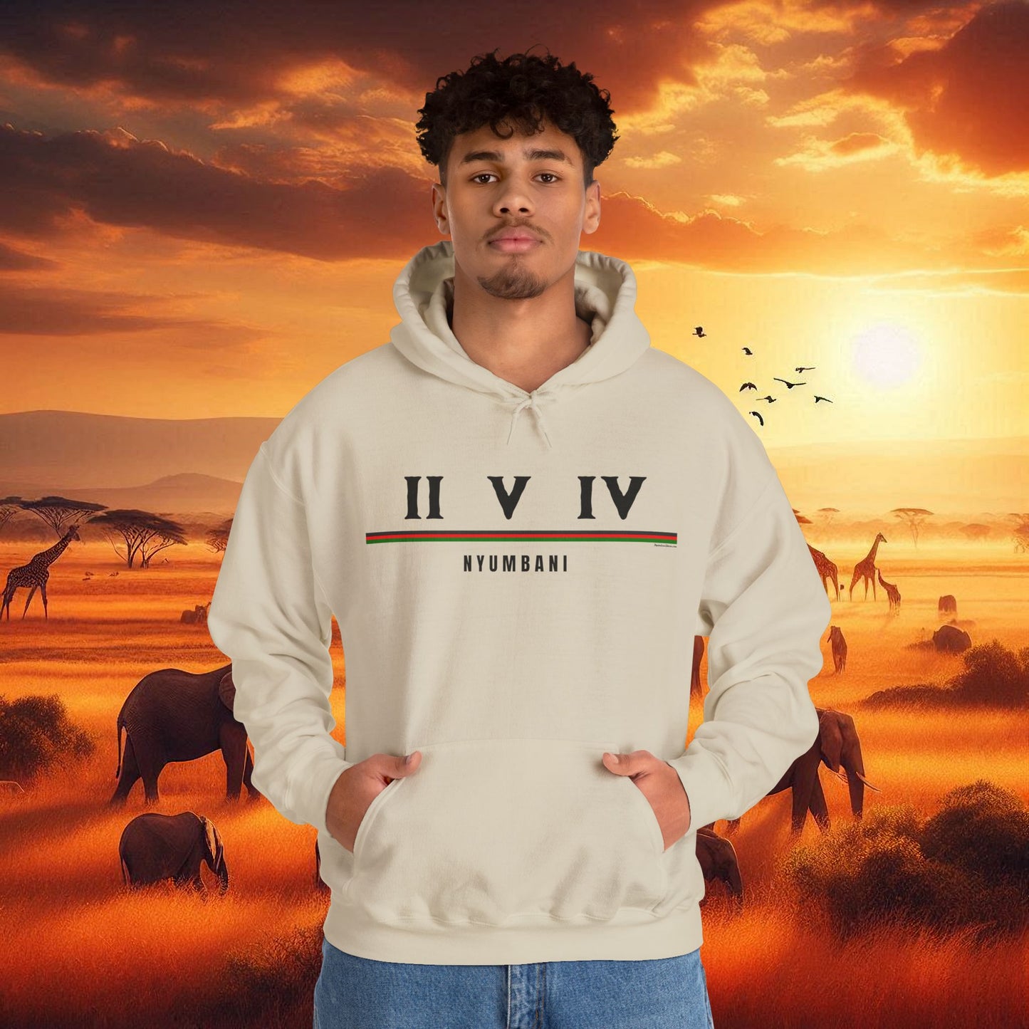 Kenya 254 Home Hooded Sweatshirt