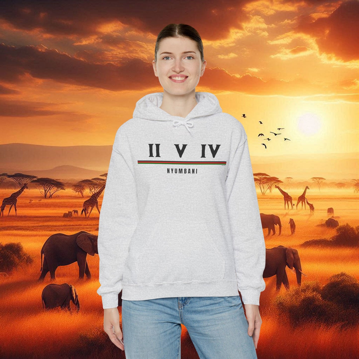 Kenya 254 Home Hooded Sweatshirt