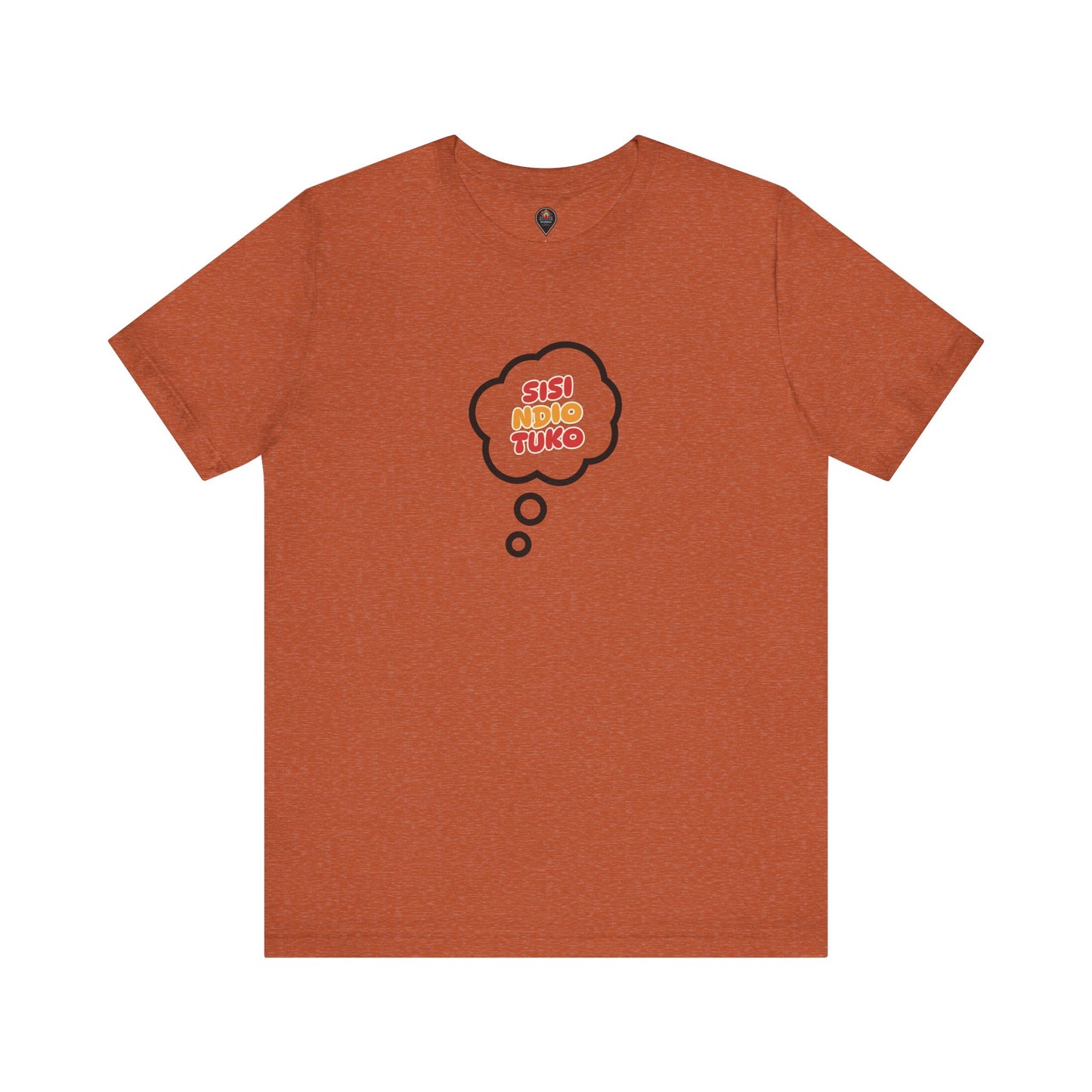 Unisex T-shirt Sisi Ndio Tuko African Print Men Women Tee